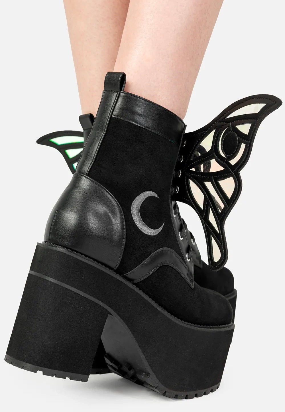 Restyle - Nocturne Winged Black - Girl Shoes | Women-Image