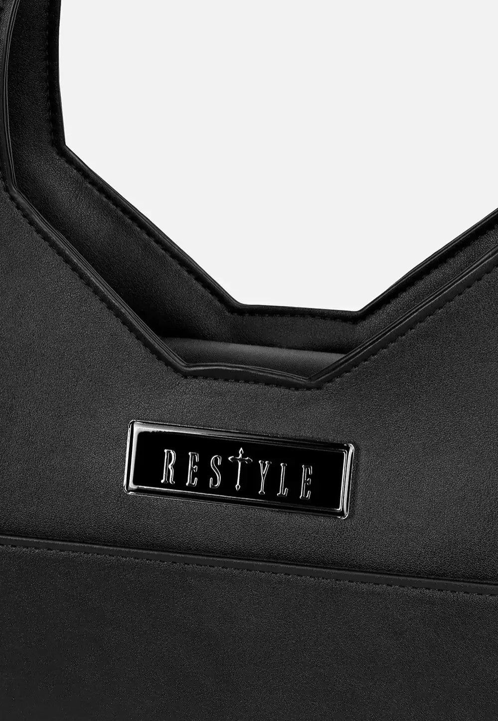 Restyle - Sacred Rose Shoulder Black - Bag | Neutral-Image