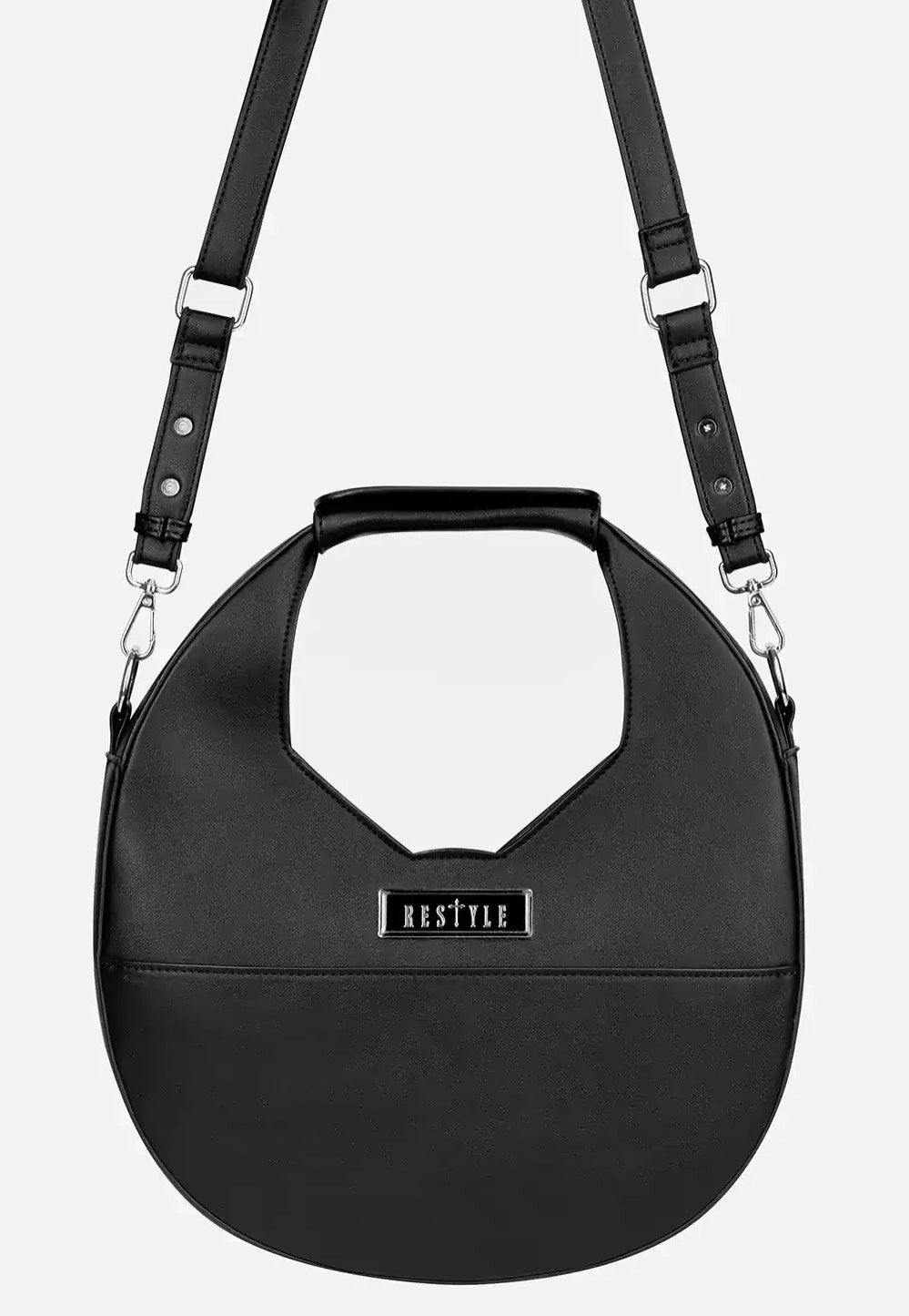 Restyle - Sacred Rose Shoulder Black - Bag | Neutral-Image