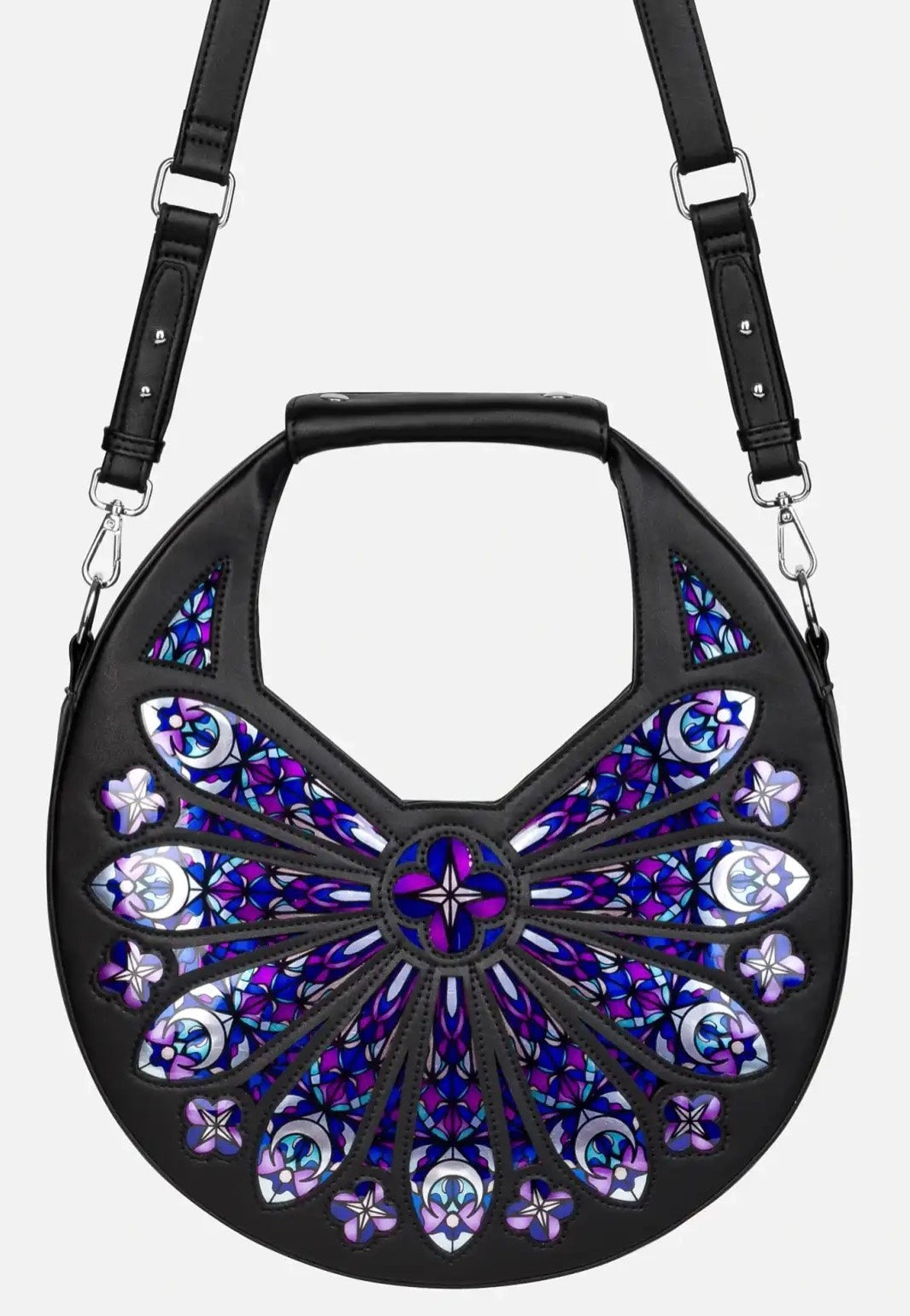 Restyle - Sacred Rose Shoulder Black - Bag | Neutral-Image