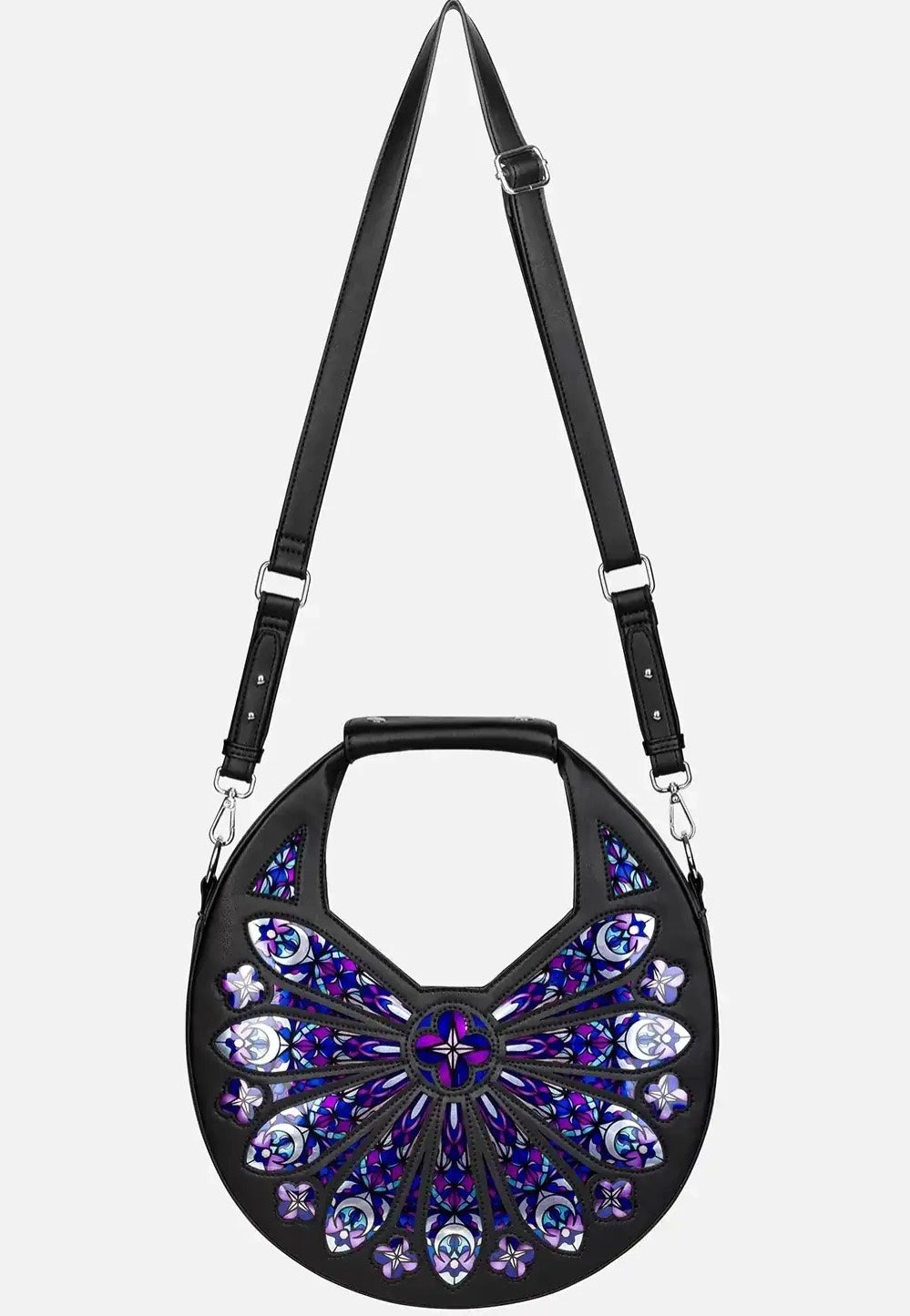 Restyle - Sacred Rose Shoulder Black - Bag | Neutral-Image
