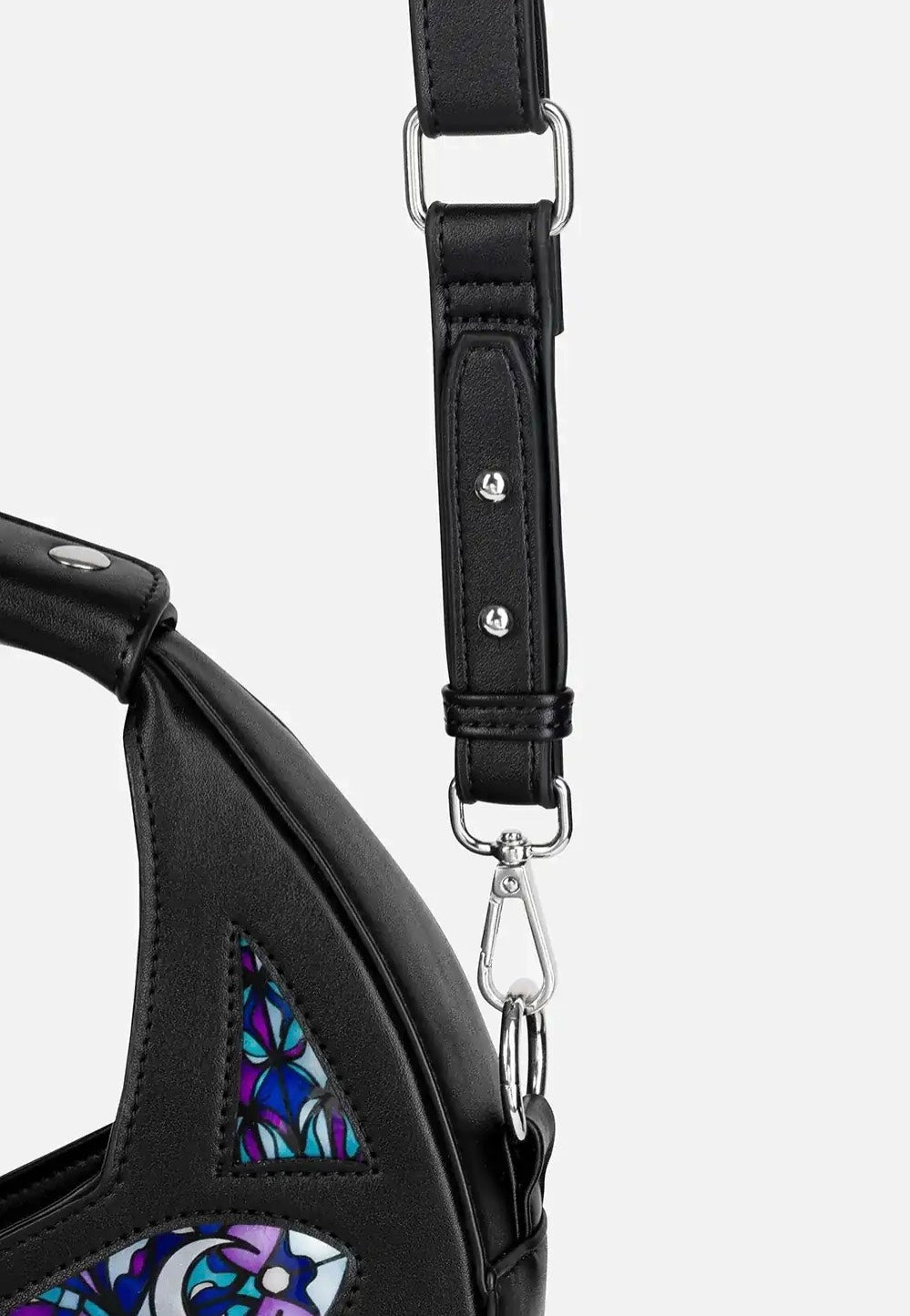 Restyle - Sacred Rose Shoulder Black - Bag | Neutral-Image