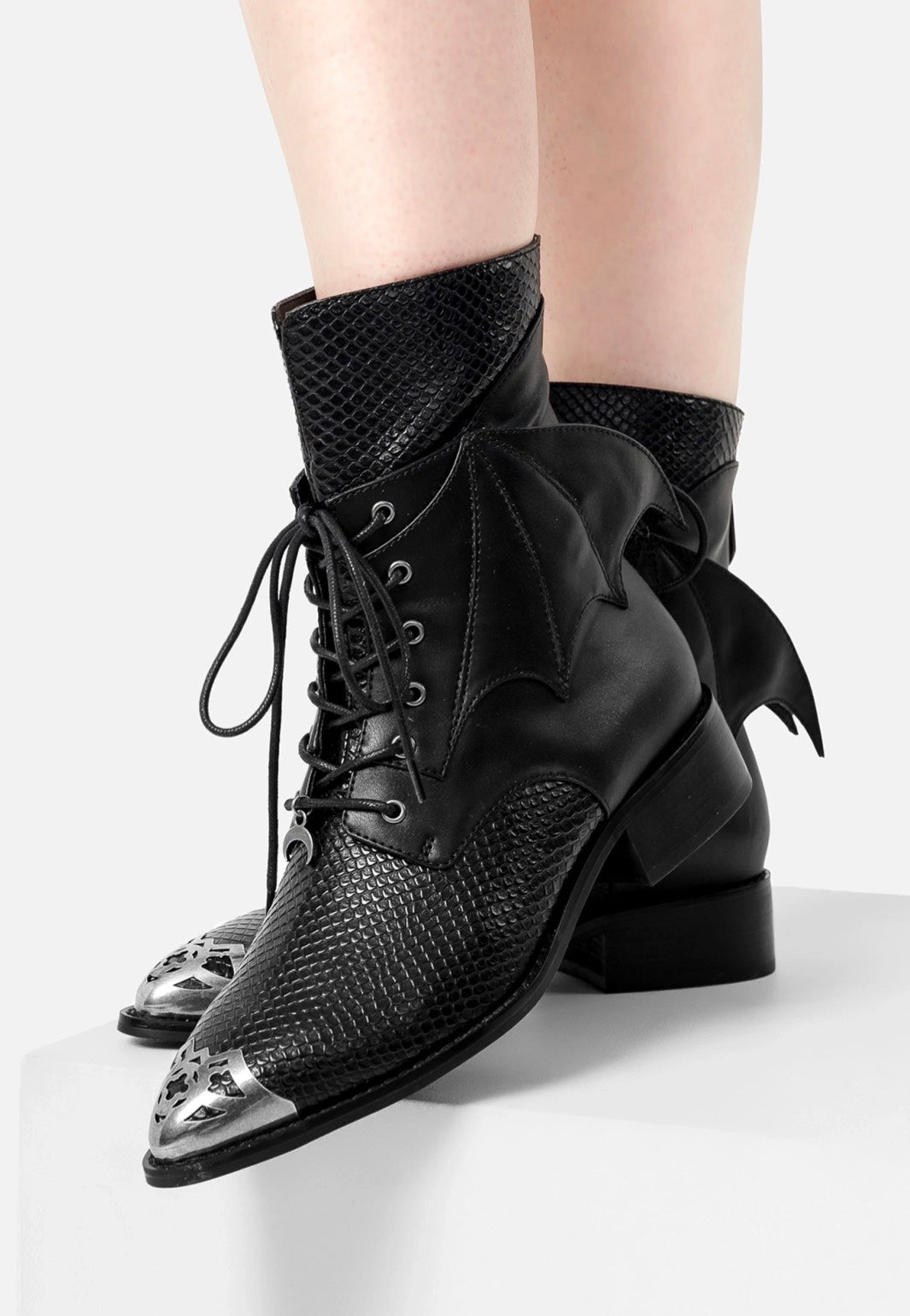 Restyle - Shadow Wing Pikes Black - Girl Shoes | Women-Image