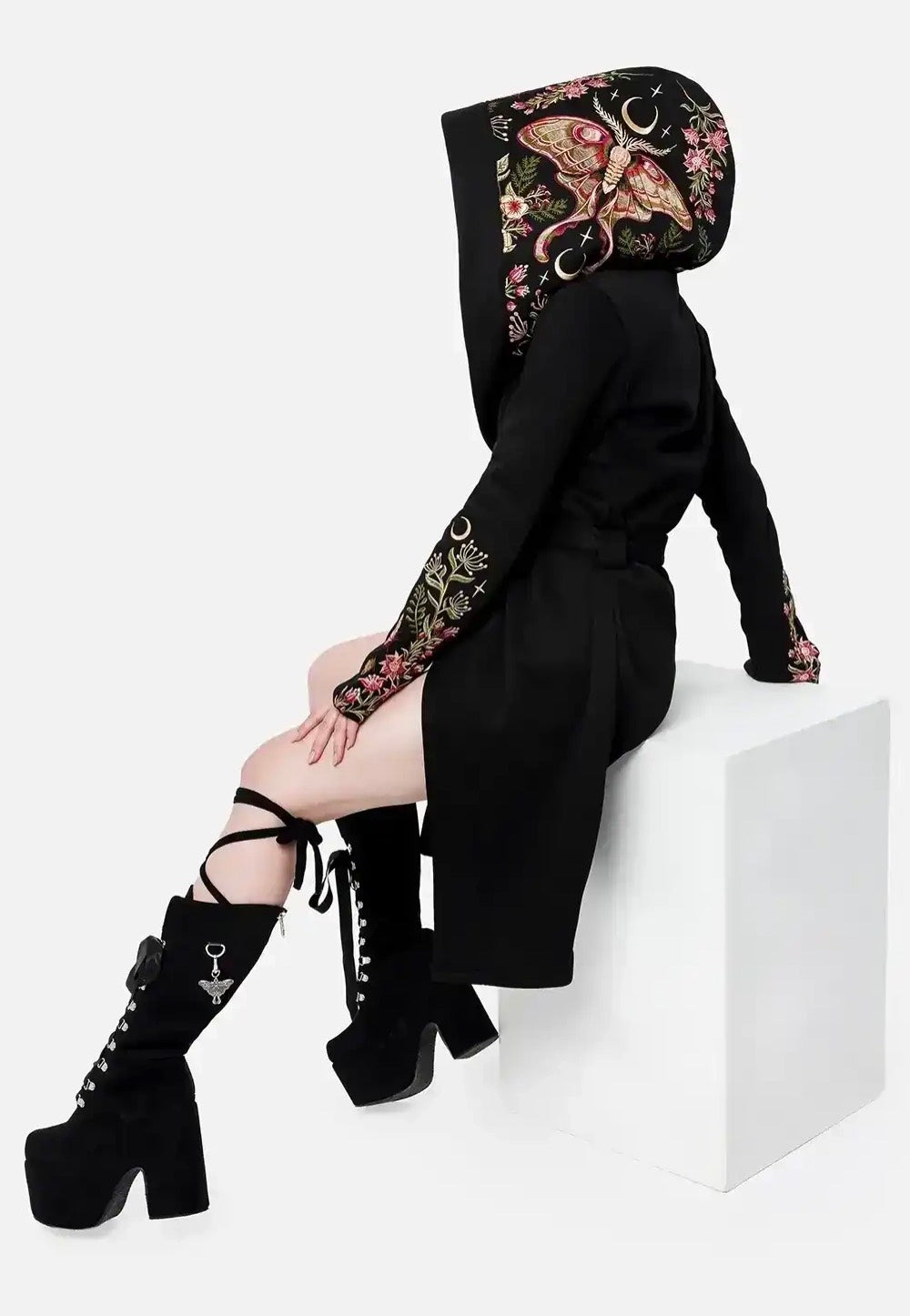 Restyle - Wilderwood Hooded Black - Jacket | Women-Image