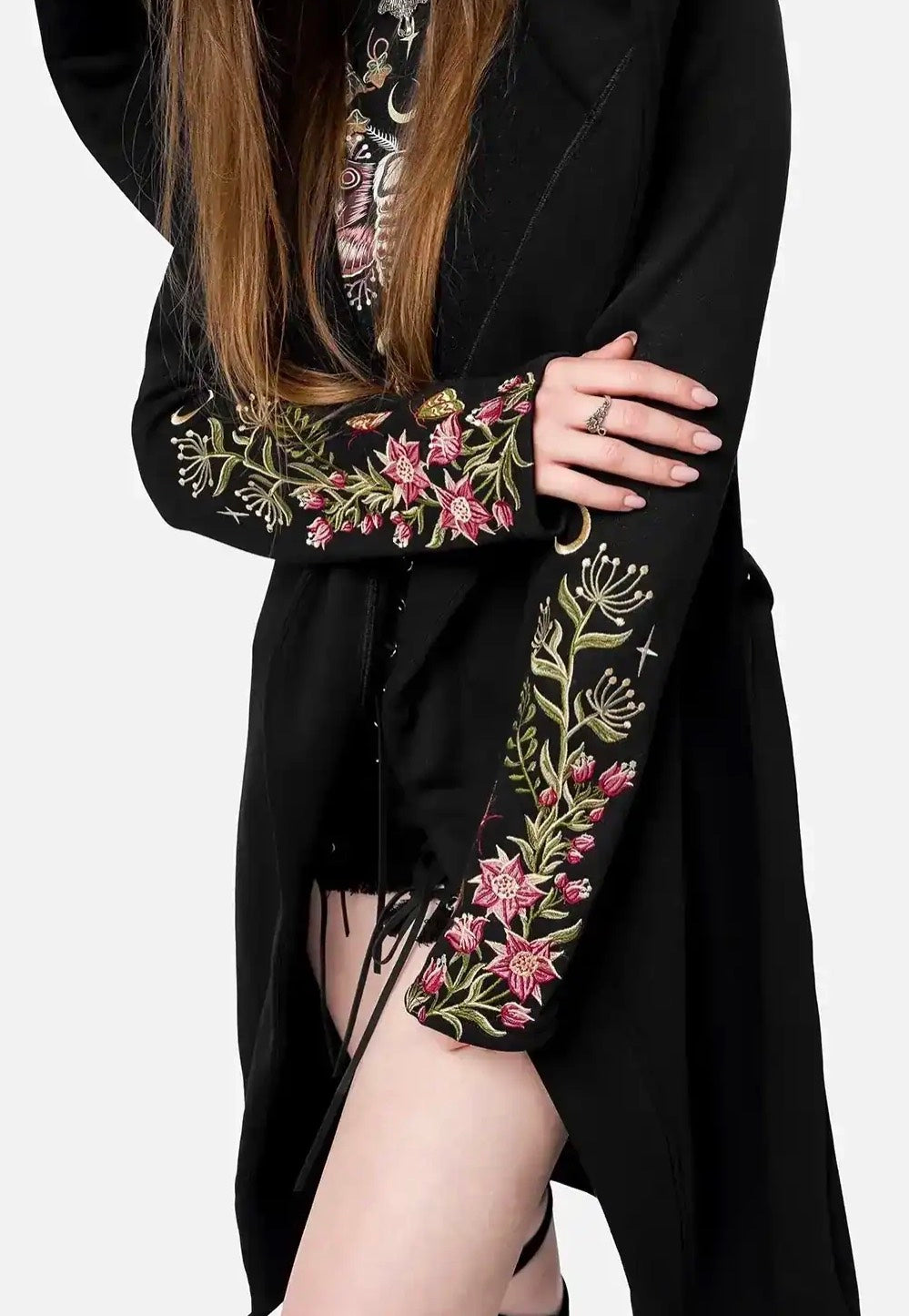 Restyle - Wilderwood Hooded Black - Jacket | Women-Image