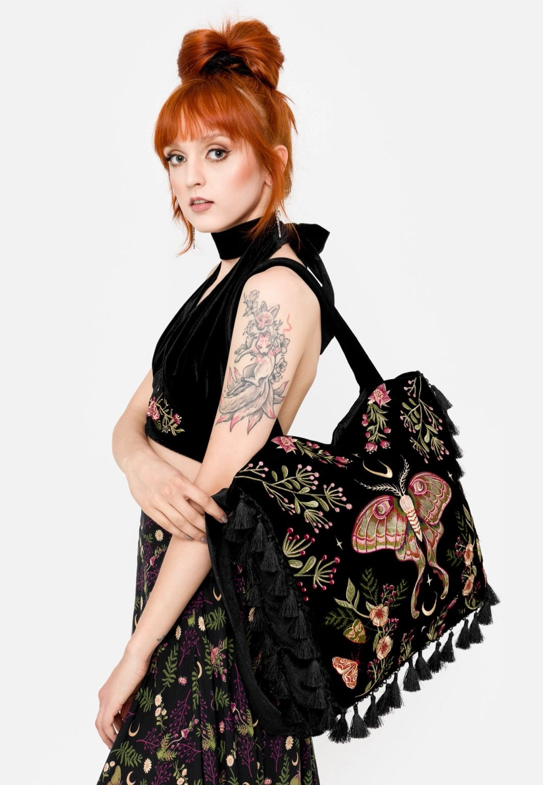 Restyle - Wilderwood Velvet Black - Bag | Neutral-Image