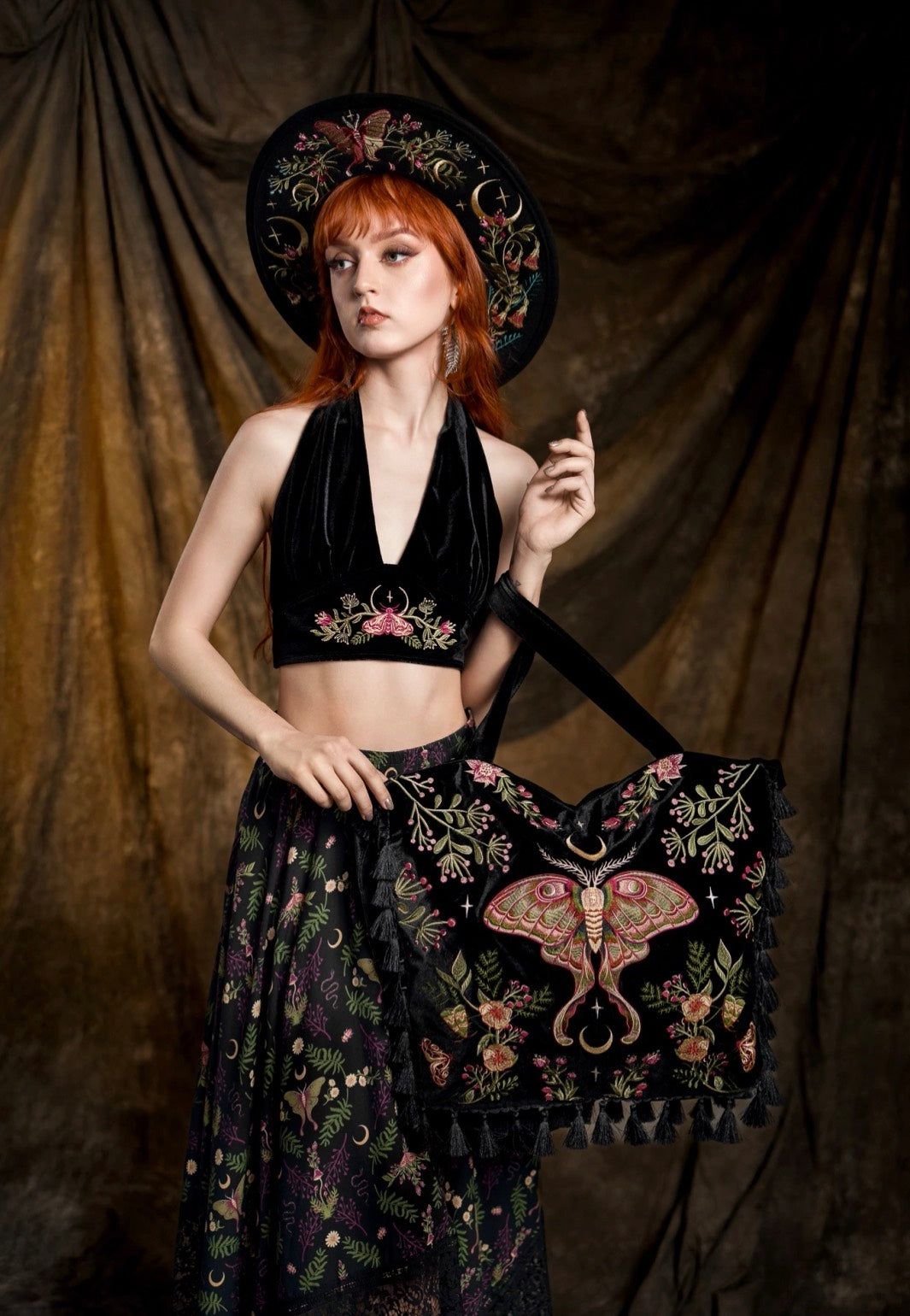 Restyle - Wilderwood Velvet Black - Bag | Neutral-Image