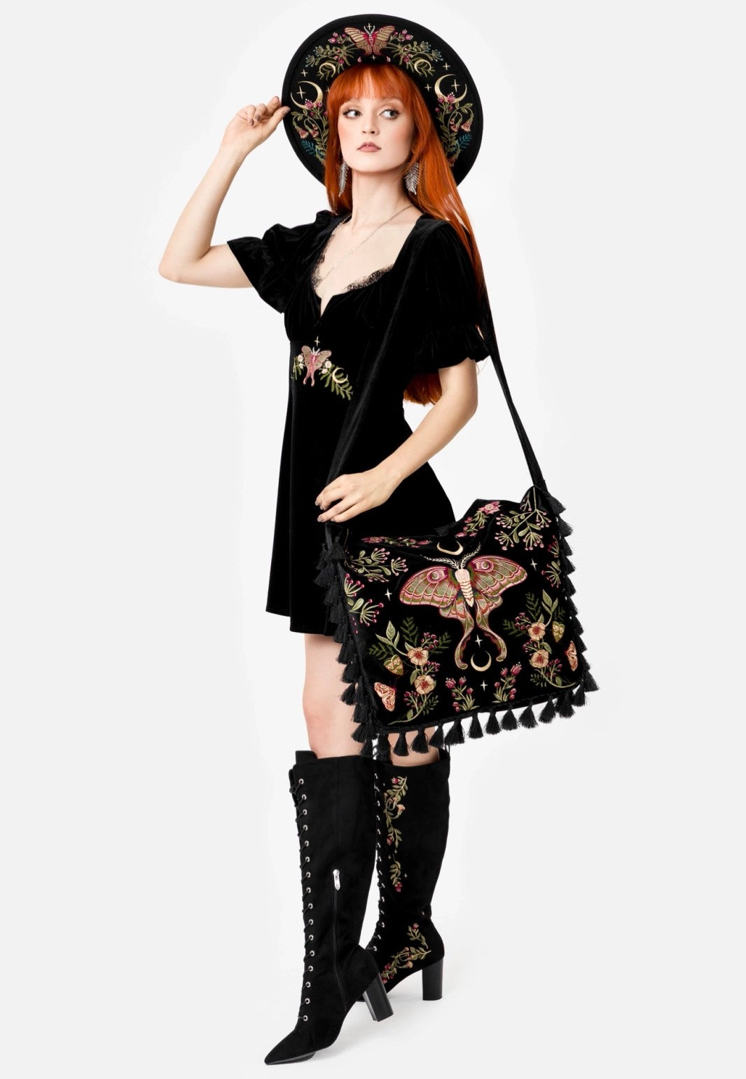 Restyle - Wilderwood Velvet Black - Bag | Neutral-Image