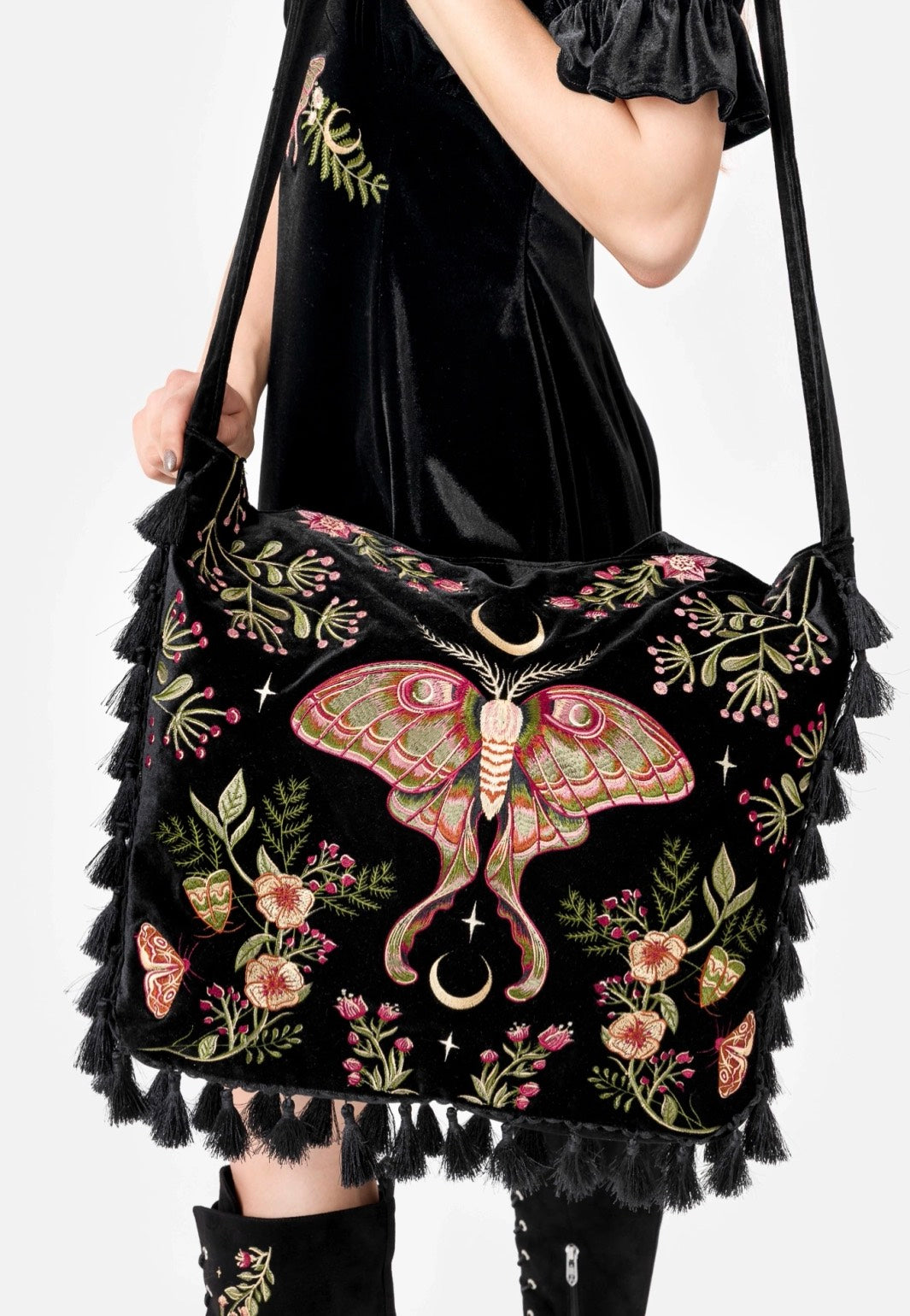Restyle - Wilderwood Velvet Black - Bag | Neutral-Image