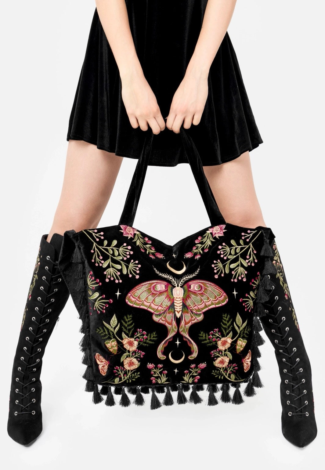 Restyle - Wilderwood Velvet Black - Bag | Neutral-Image