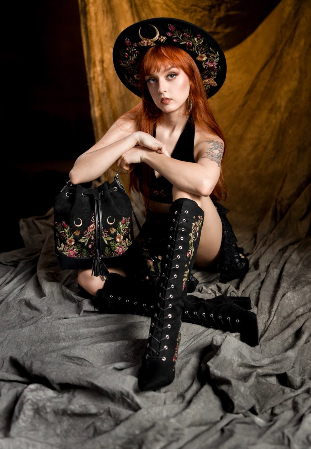 Restyle - Wildflower Black - Bag | Neutral-Image