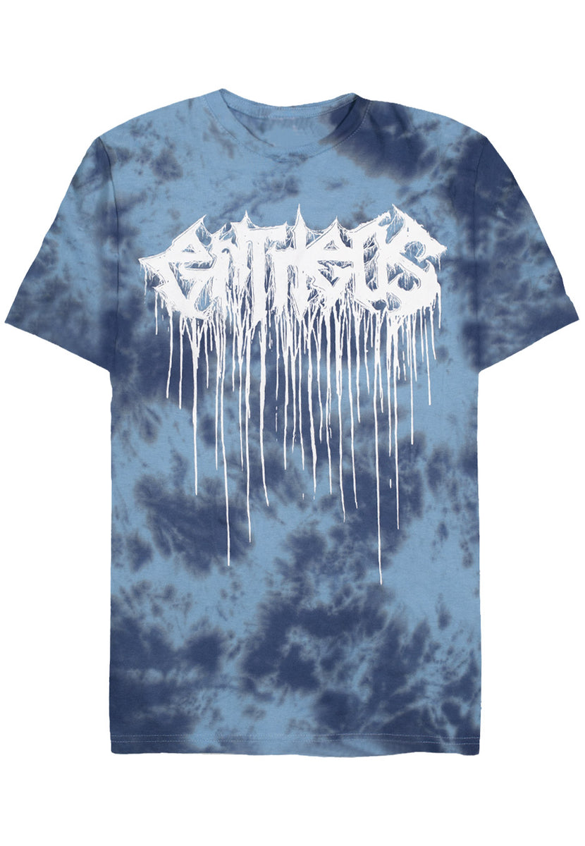 Entheos Drip Logo Blue/Black Tie Dye - T-Shirt | Impericon