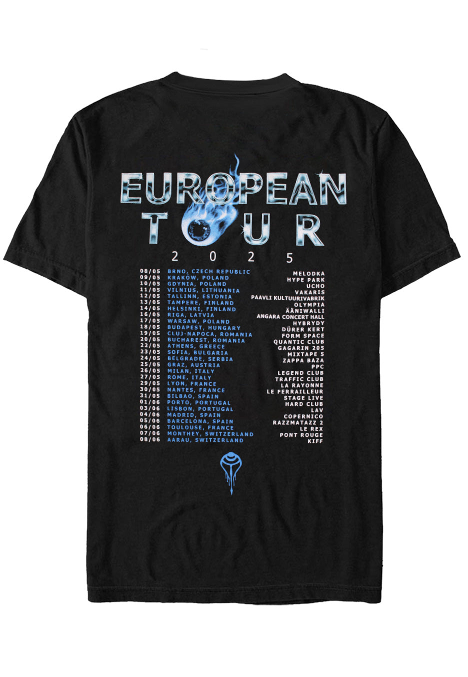 Entheos - European Tour 2025 - T-Shirt | Neutral-Image