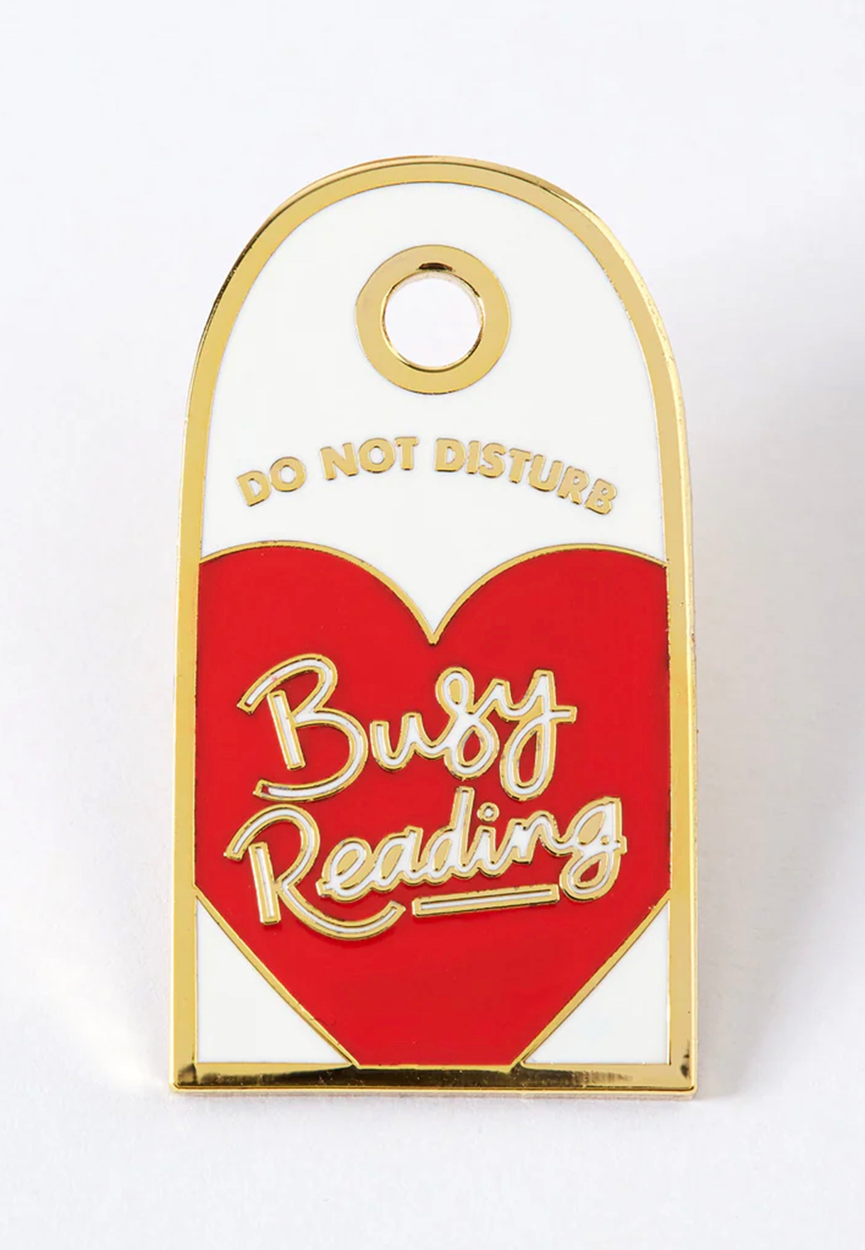 Punky Pins - Do Not Disturb Busy Reading - Pin | Neutral-Image