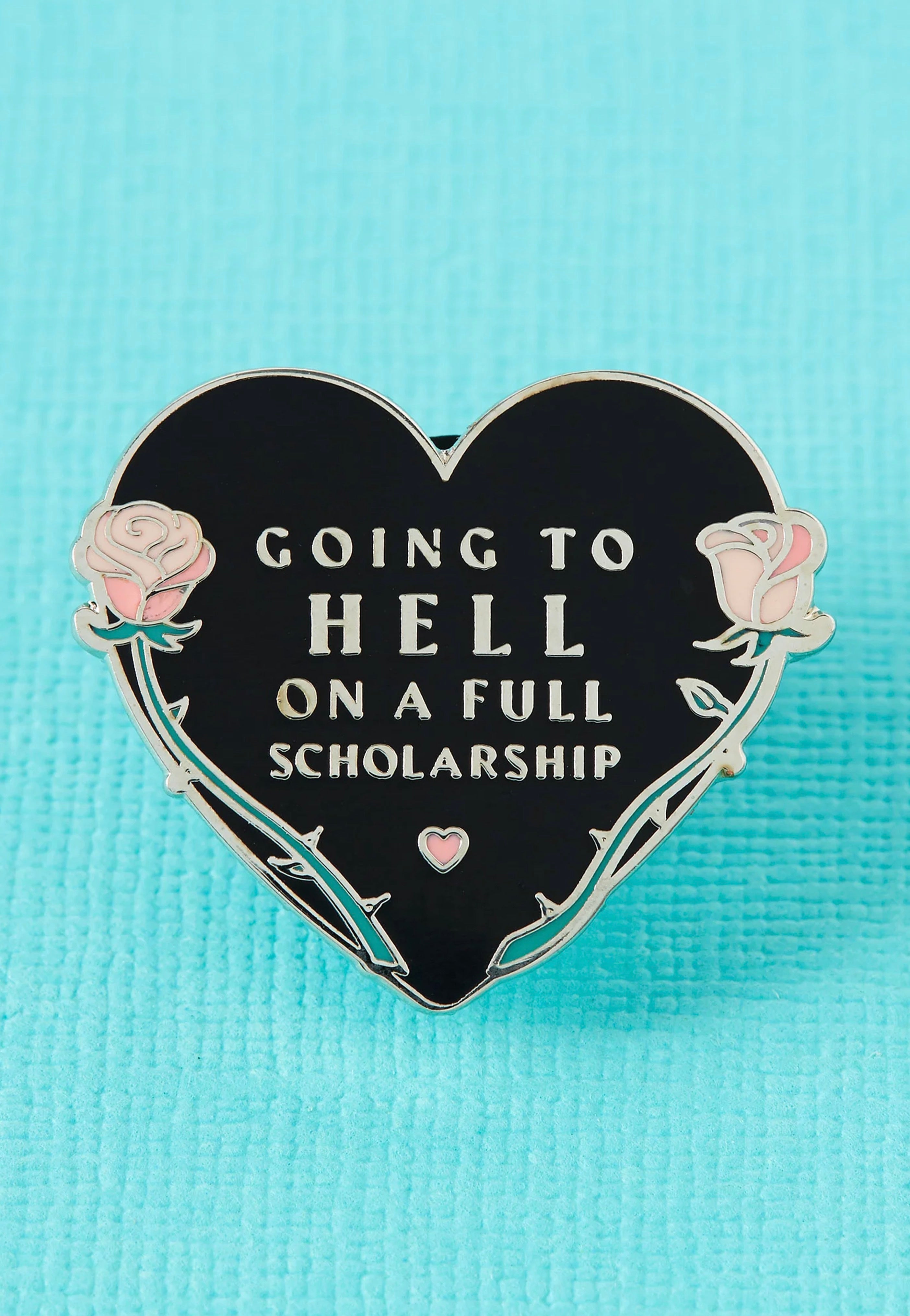 Punky Pins - Going To Hell On A Full Scholarship - Pin | Neutral-Image