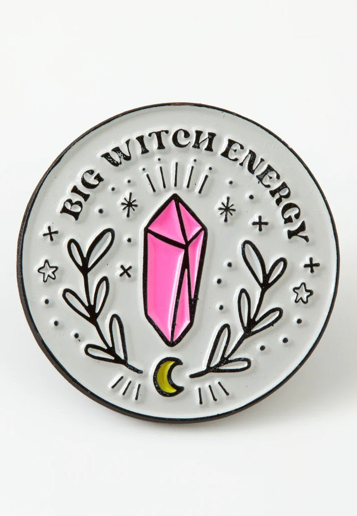 Punky Pins - Big Witch Energy Enamel - Pin | Neutral-Image