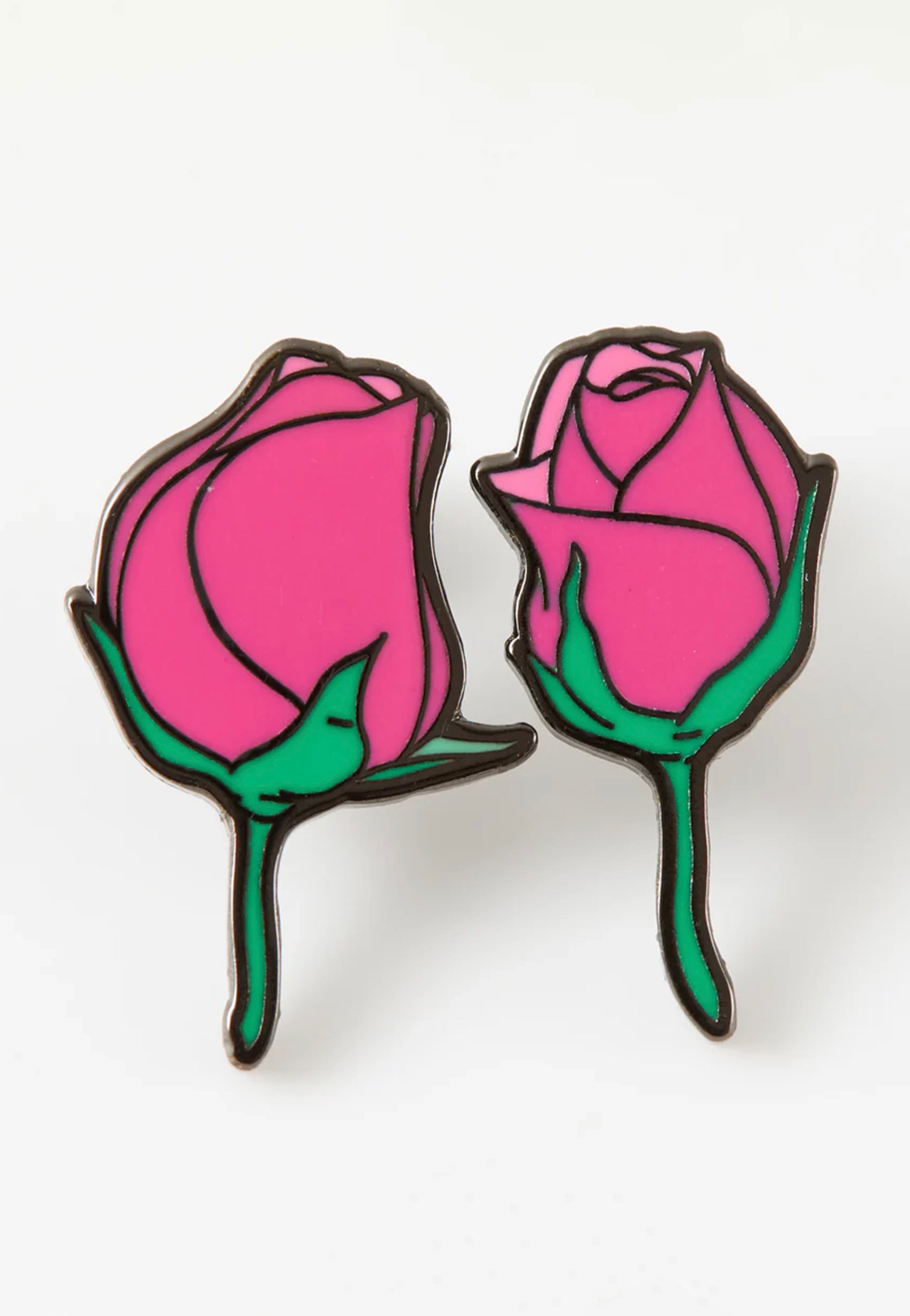 Punky Pins - Rose Pair Of Enamel Pins  - Pin | Neutral-Image