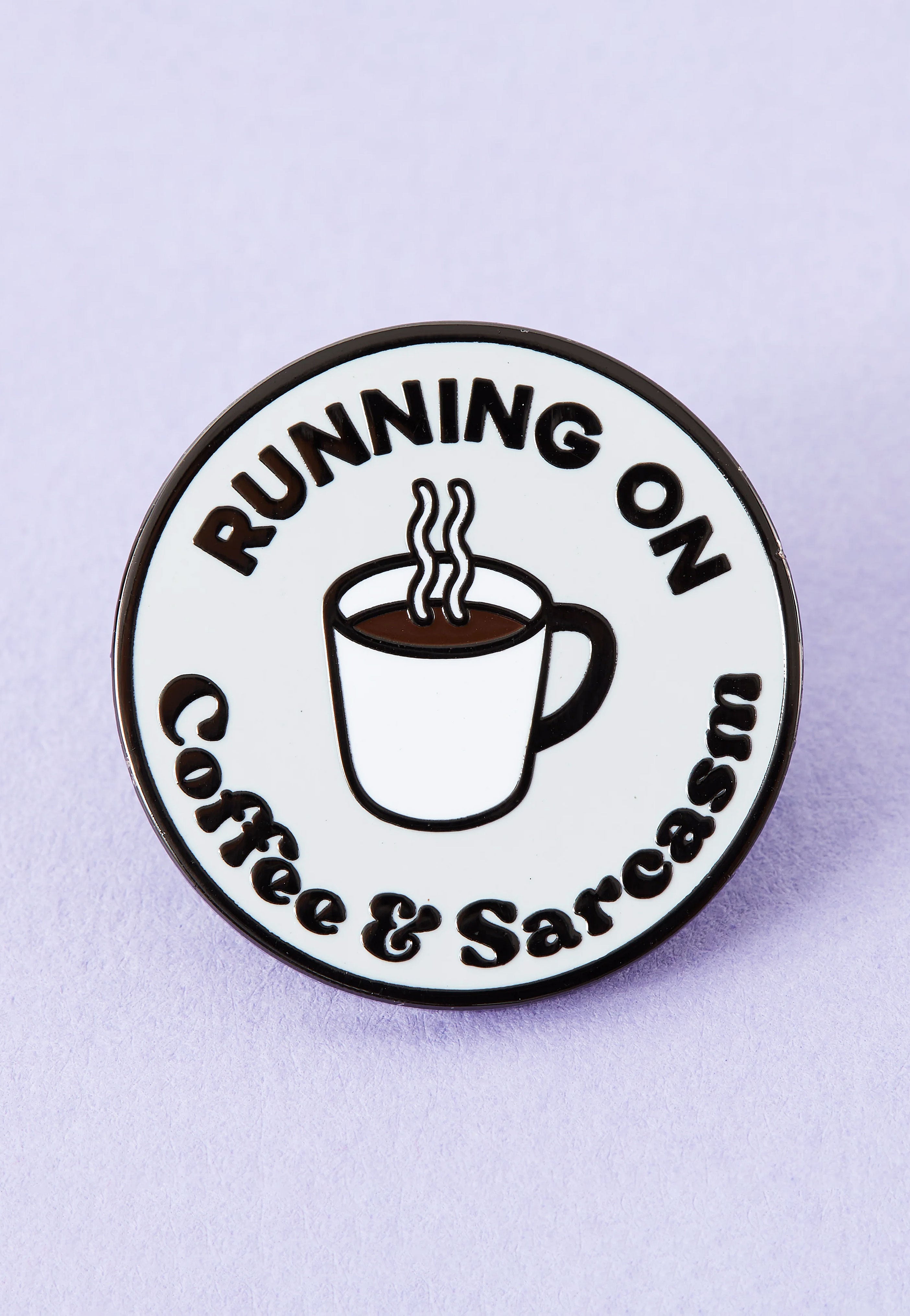 Punky Pins - Coffee & Sarcasm - Pin | Neutral-Image
