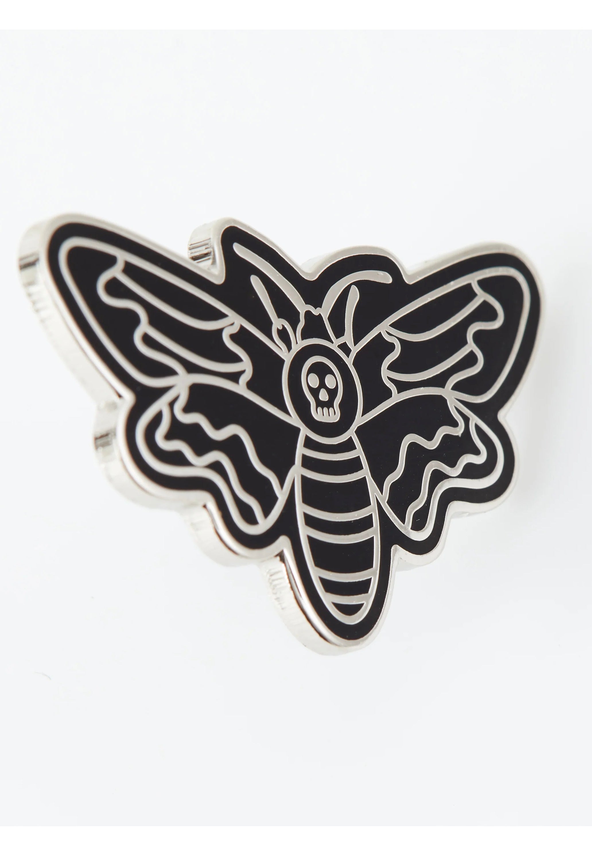 Punky Pins - Death Head Moth Enamel - Pin | Neutral-Image