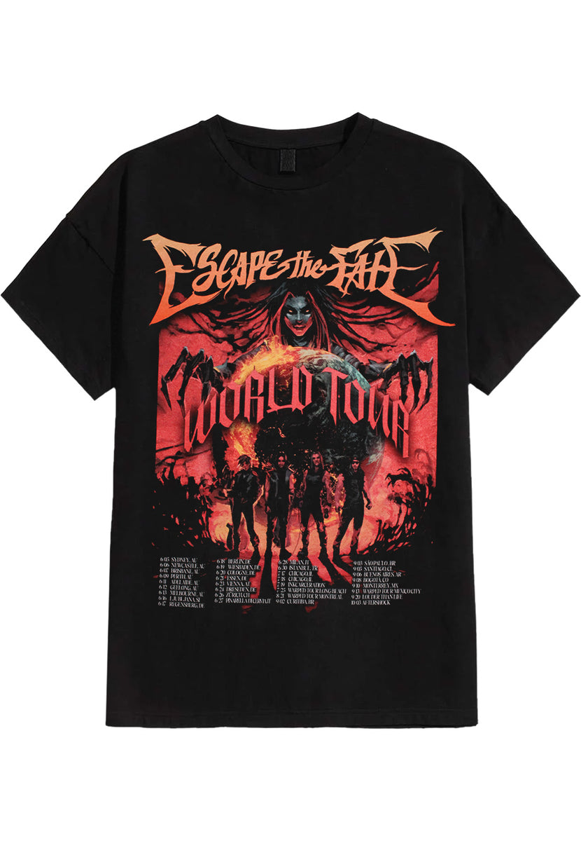 FT 2026 ソウルコン“FaTe“ 公式グッズ　Tシャツ Escape The Fate World Tour 2026 - T-Shirt | Impericon