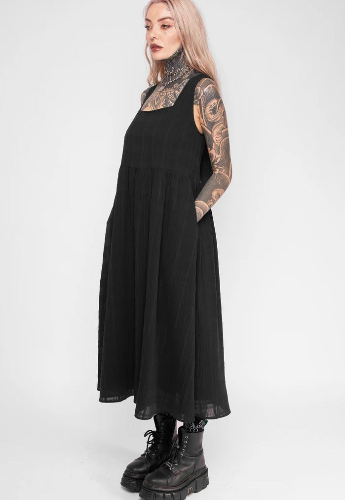 Mary Wyatt - Esme Smock Black - Dress | Women-Image