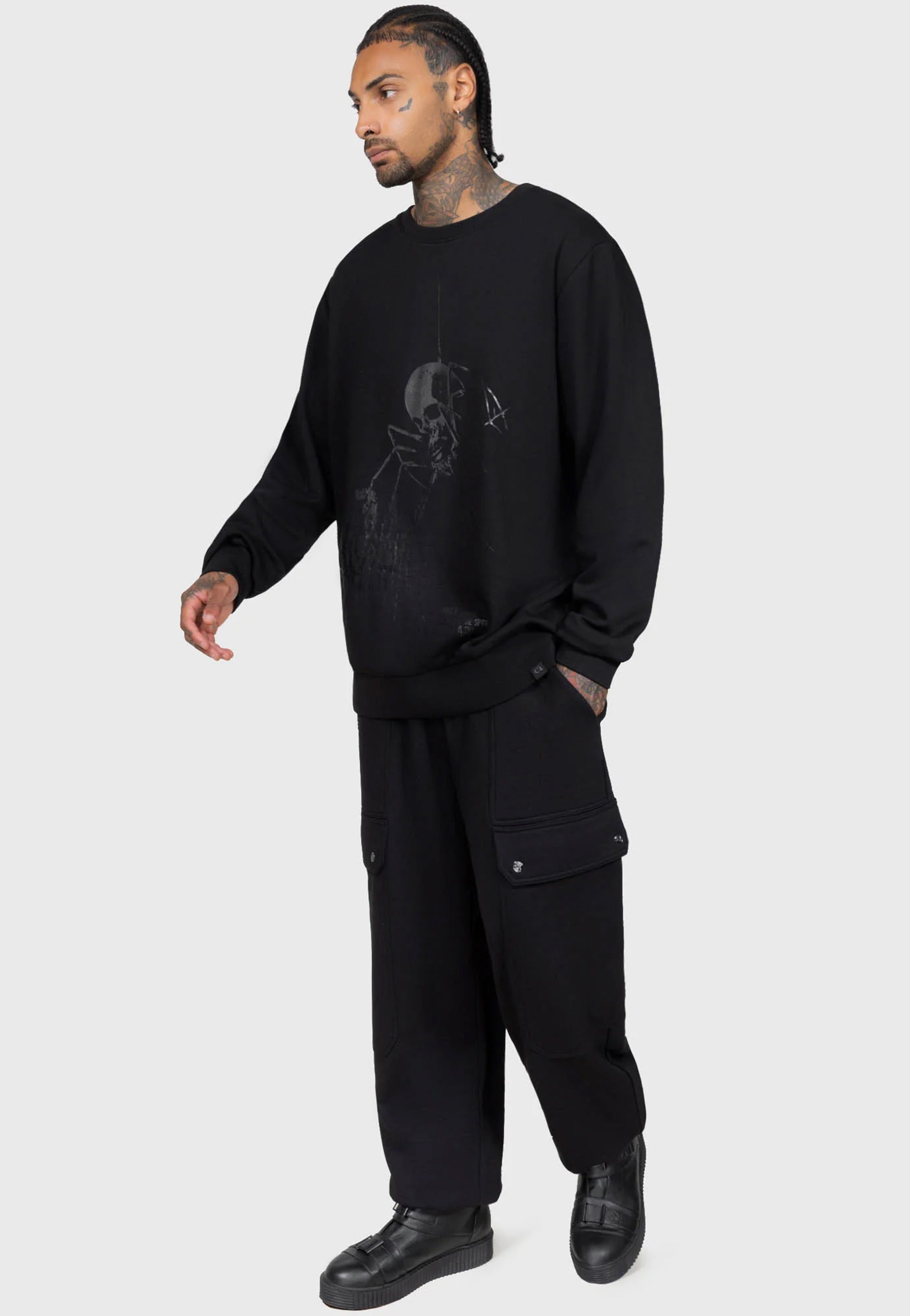 Killstar - Eternal Abyss Black - Sweat Pants | Men-Image