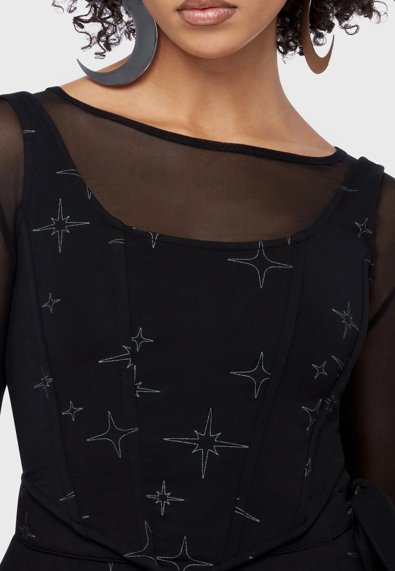 Killstar - Ethereal Night Black - Corset | Women-Image