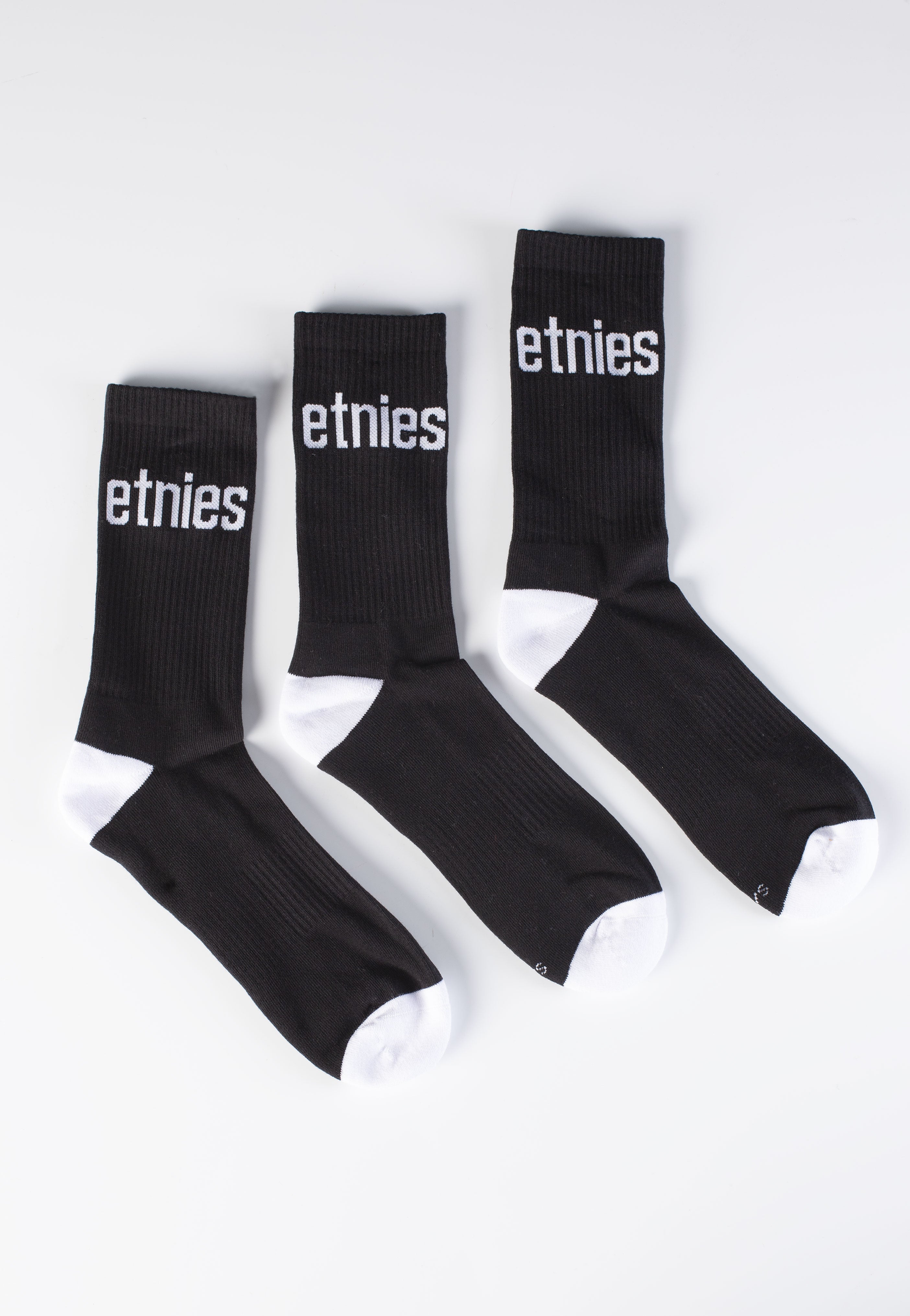 Etnies - Direct 2 Pack Of 3 Black - Socks | Neutral-Image