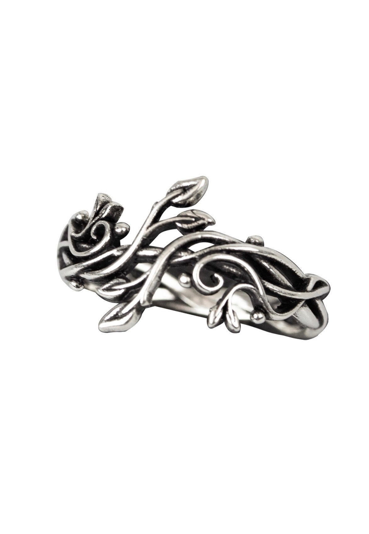 etNox Leaves ll Silver Ring | Neutral-Image