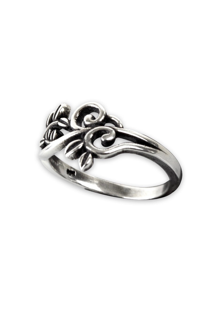 etNox Leaves lll Silver Ring | Neutral-Image