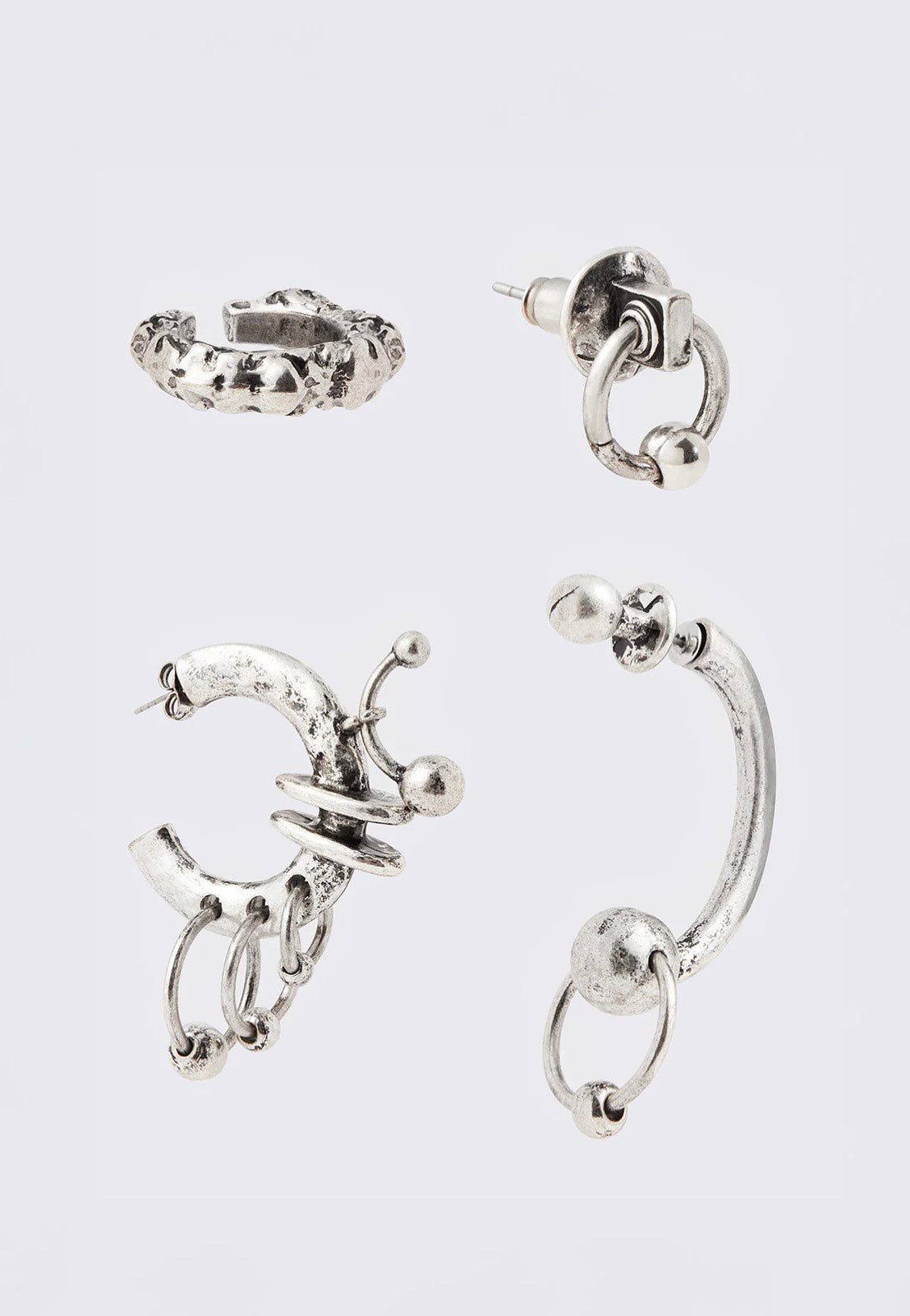 Minga London - Euphoria Silver - Earring Set | Neutral-Image
