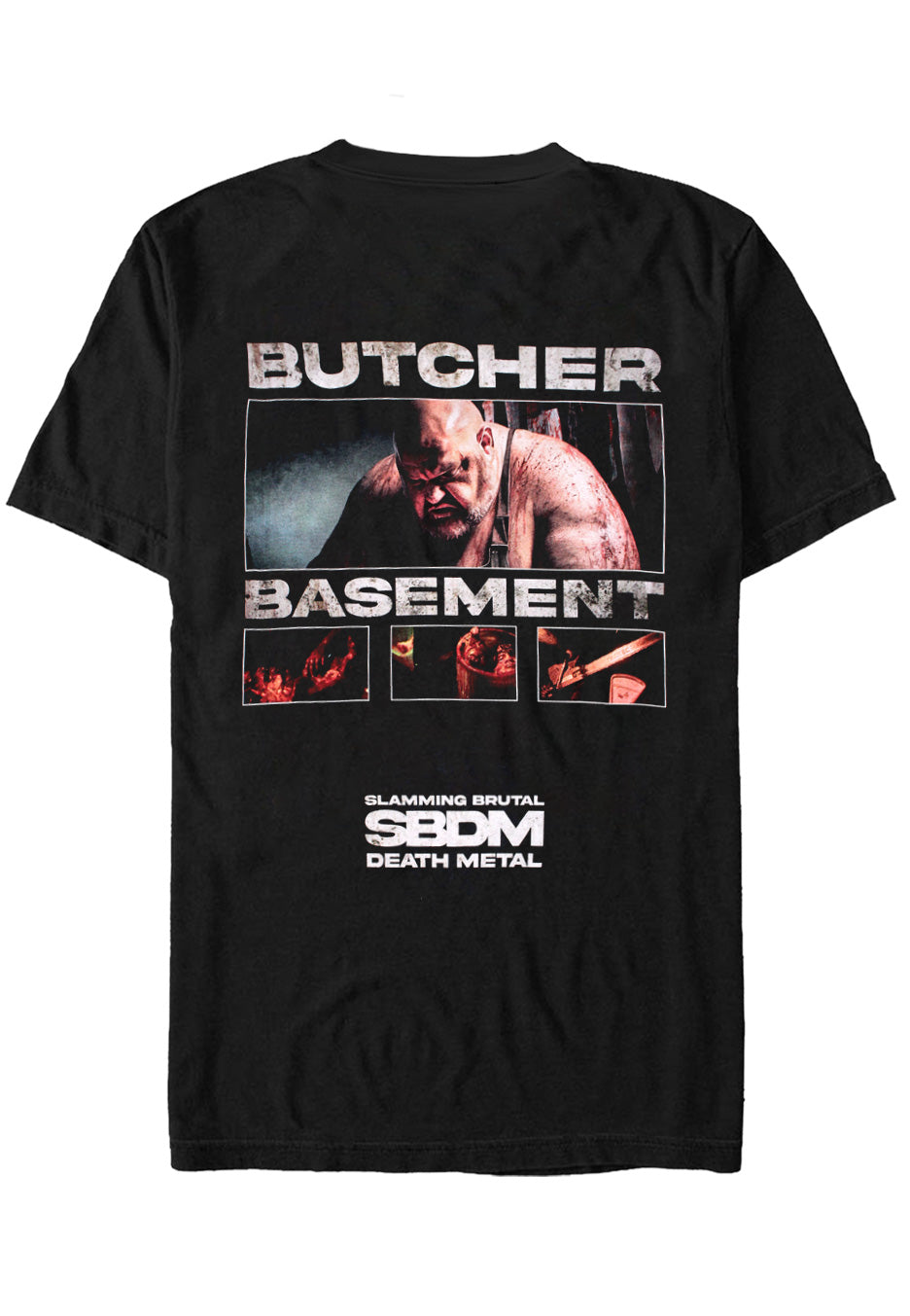 Extermination Dismemberment - Butcher Basement - T-Shirt | Neutral-Image
