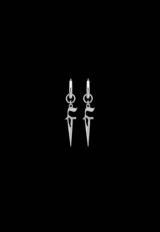 Fainz Fainz® Emblem Silver Boucles d'oreilles | Neutral-Image