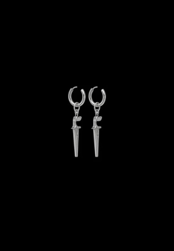 Fainz Fainz® Emblem Silver Boucles d'oreilles | Neutral-Image