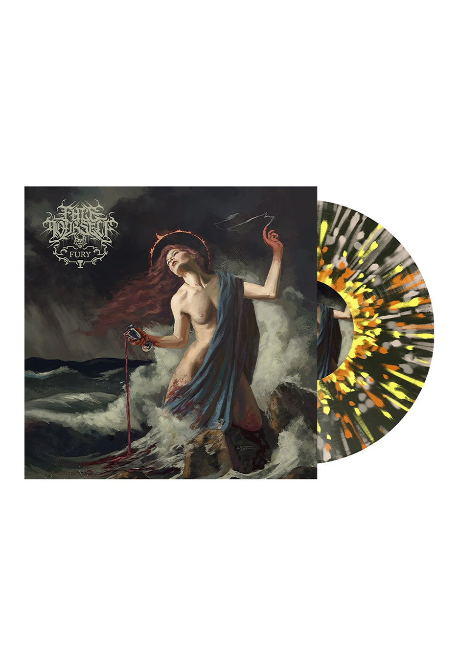 Face Yourself - Fury EP Black Ice w/ Orange/Yellow/Bone - Colored Vinyl | Neutral-Image