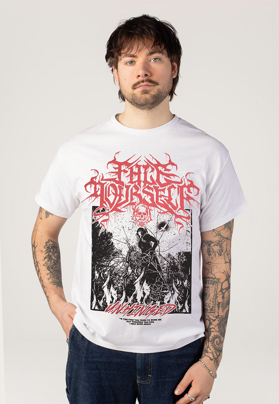 Face Yourself - Unhinged White - T-Shirt | Men-Image