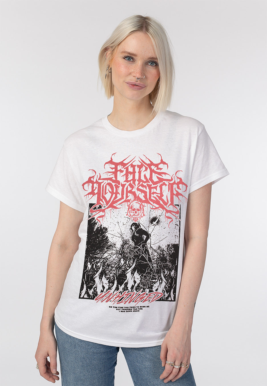 Face Yourself - Unhinged White - T-Shirt | Women-Image