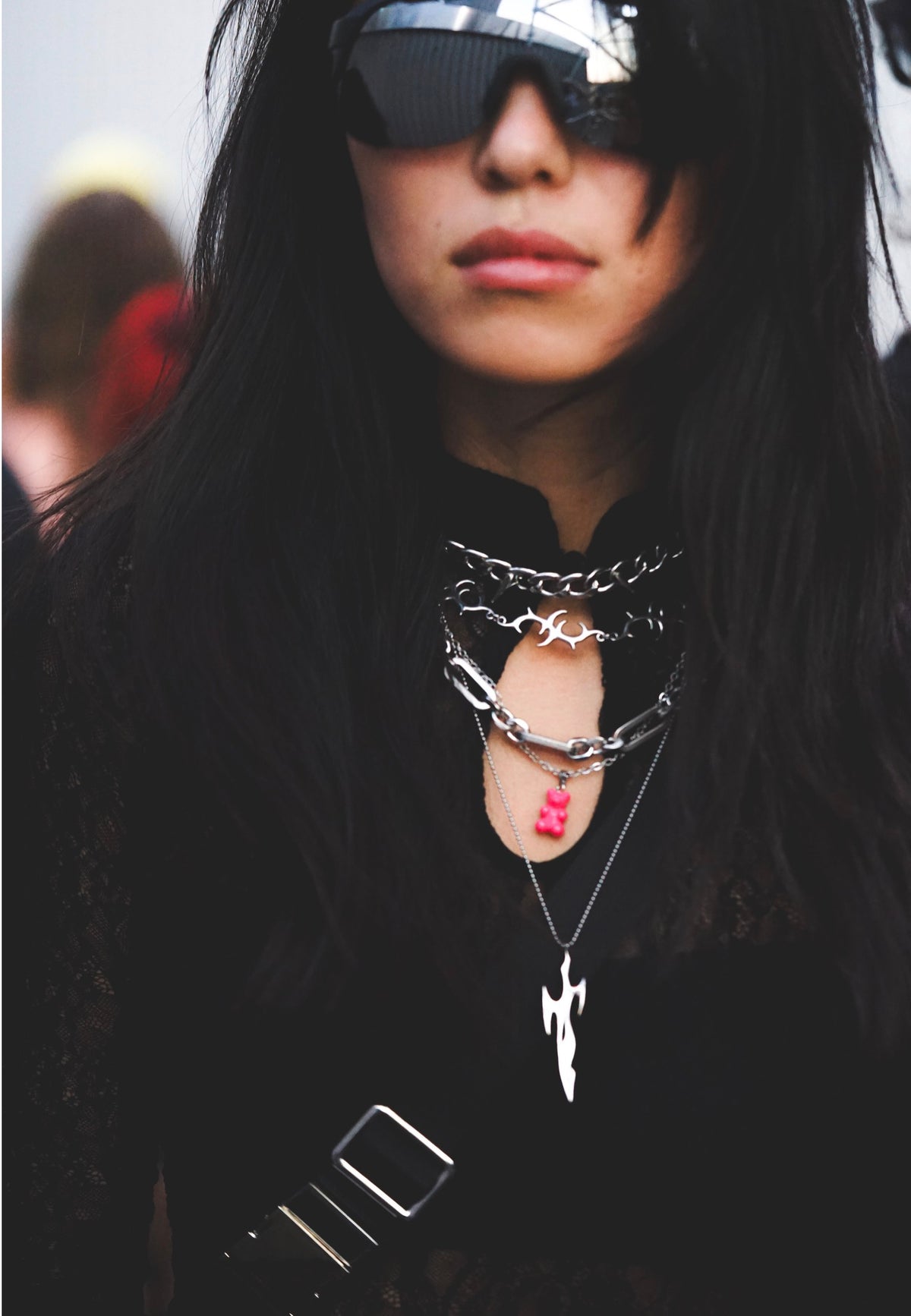 Fainz Liquid Sword Silver Collier | Neutral-Image