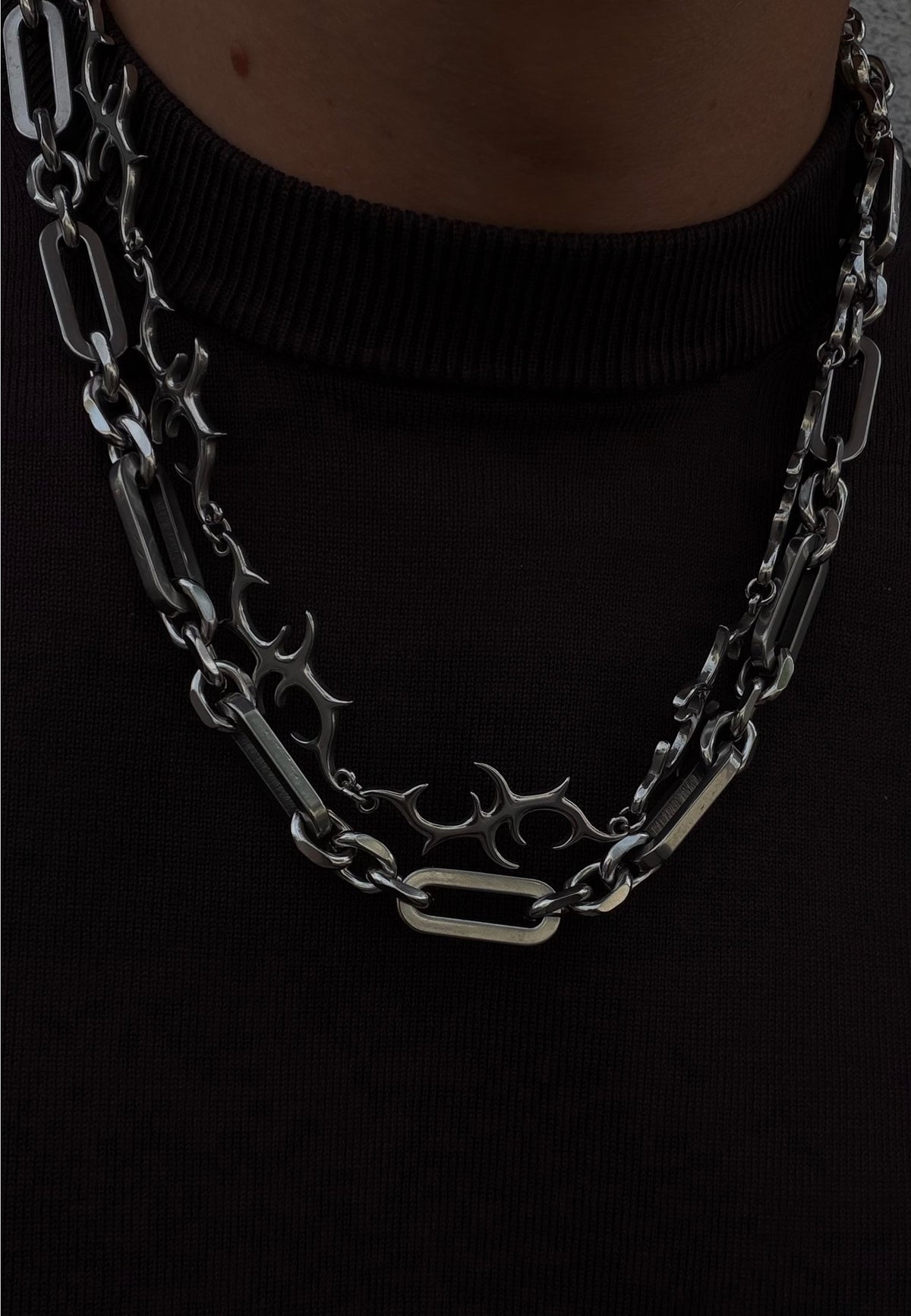 Fainz Mechanical Silver Náhrdelník | Neutral-Image