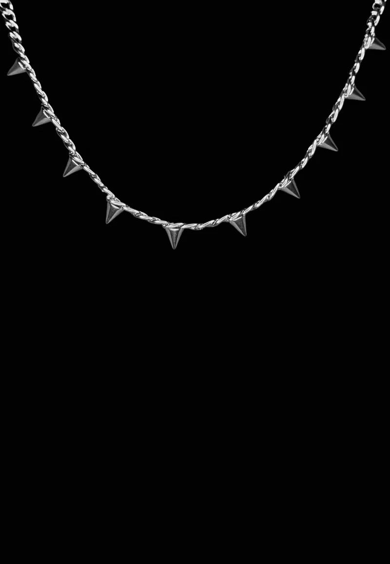 Fainz Spike Silver Choker | Neutral-Image