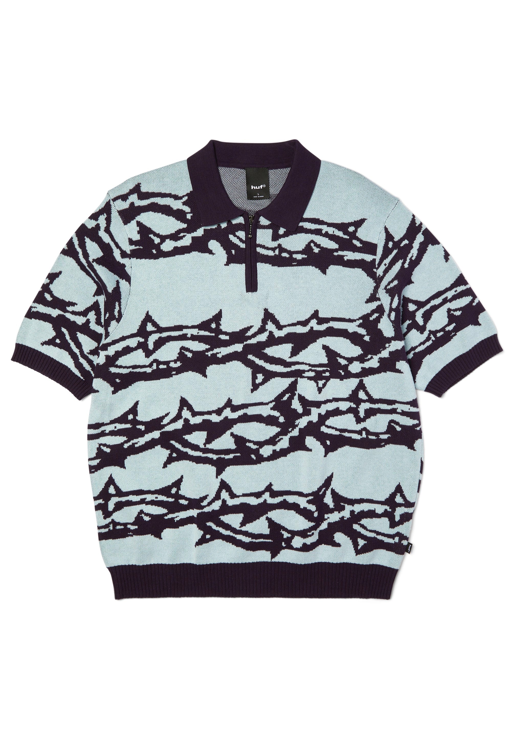 HUF - Fantasies Knit Light Blue - Polo | Men-Image