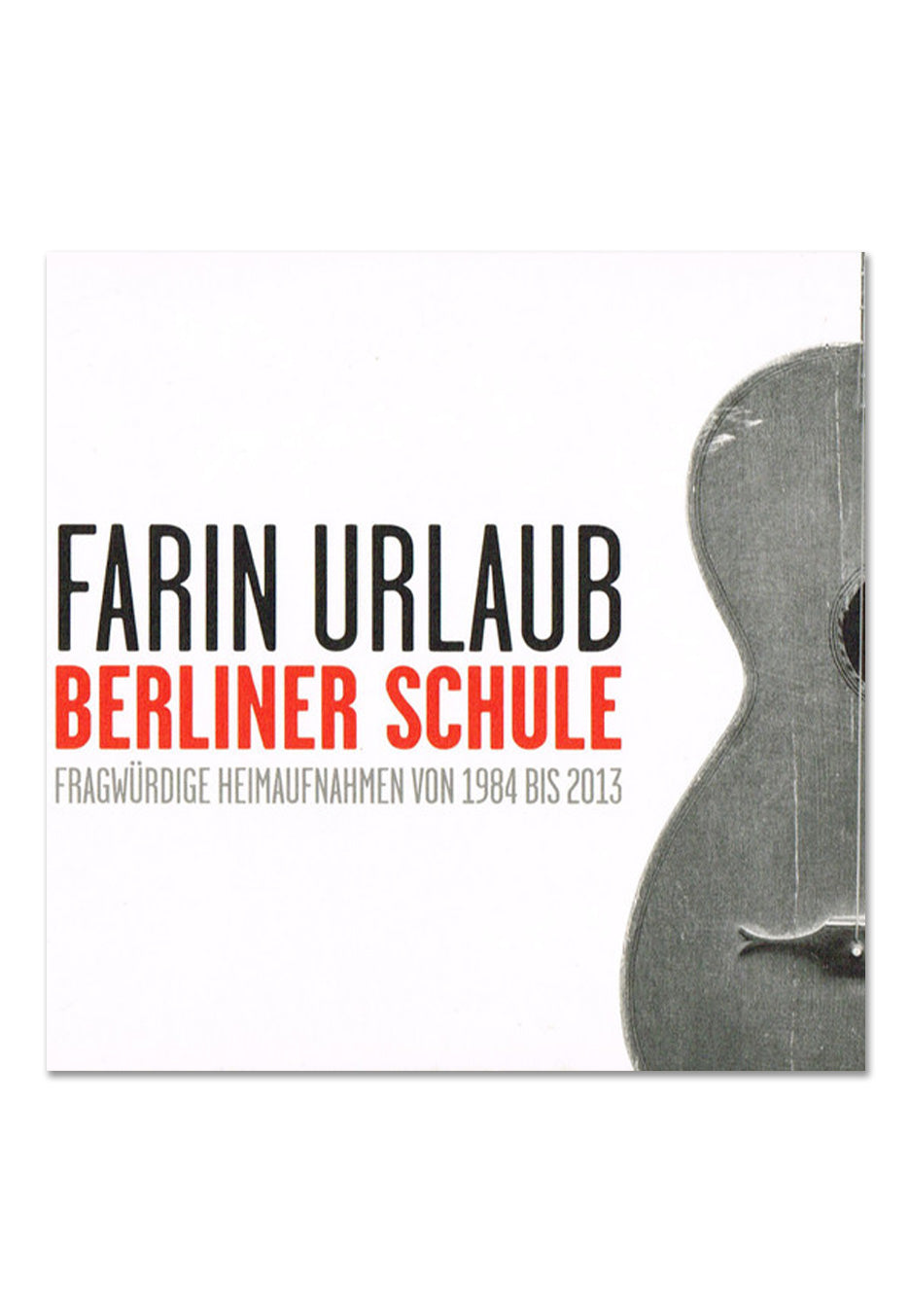 Farin Urlaub Berliner Schule 2 CD | Neutral-Image