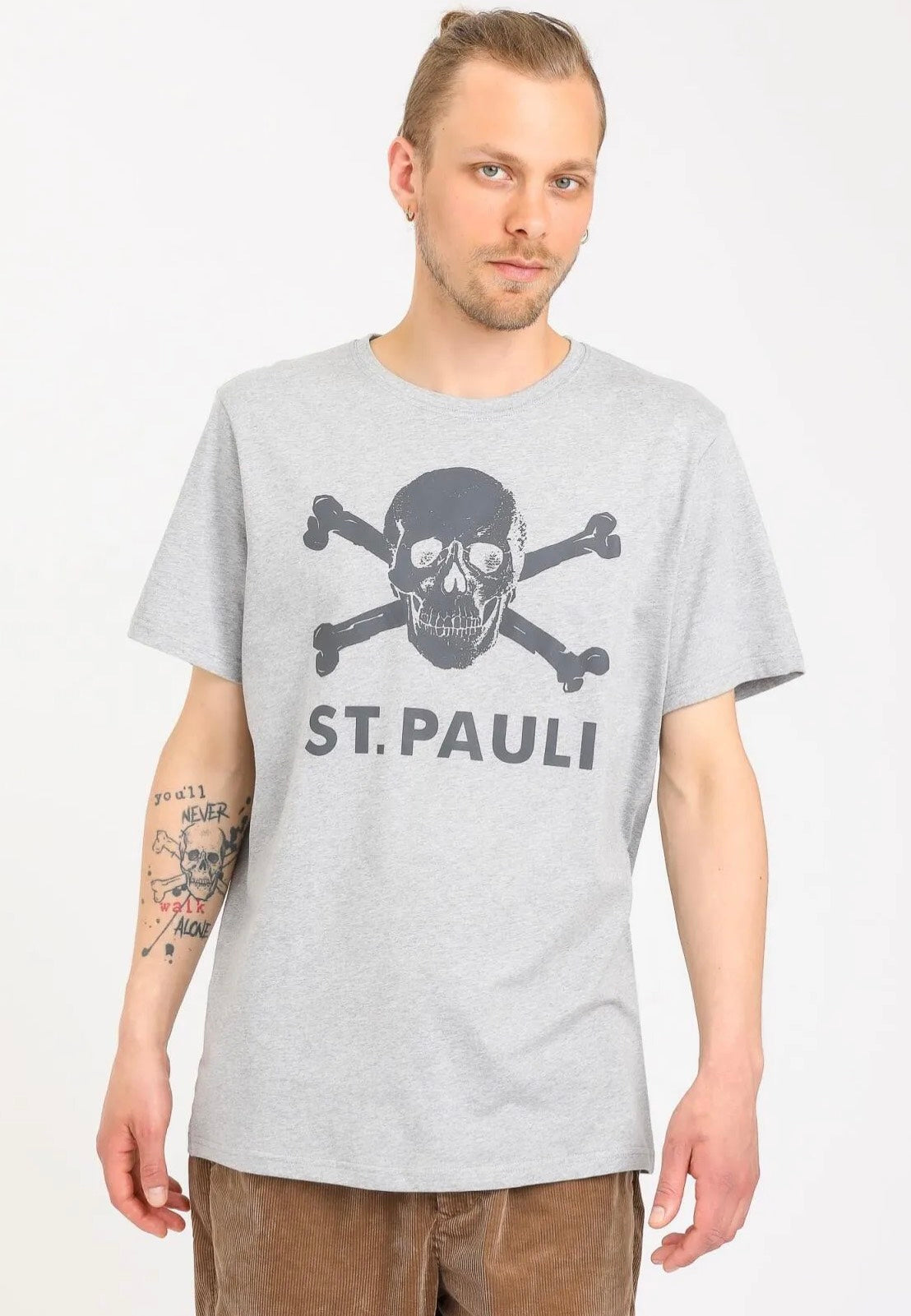 FC St. Pauli - Totenkopf Grey - T-Shirt | Neutral-Image