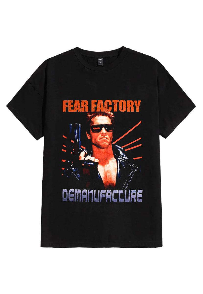 フィアファクトリーTシャツFEAR FACTORYバンドTシャツ ターミネーター fear_factory_terminator_tops_t