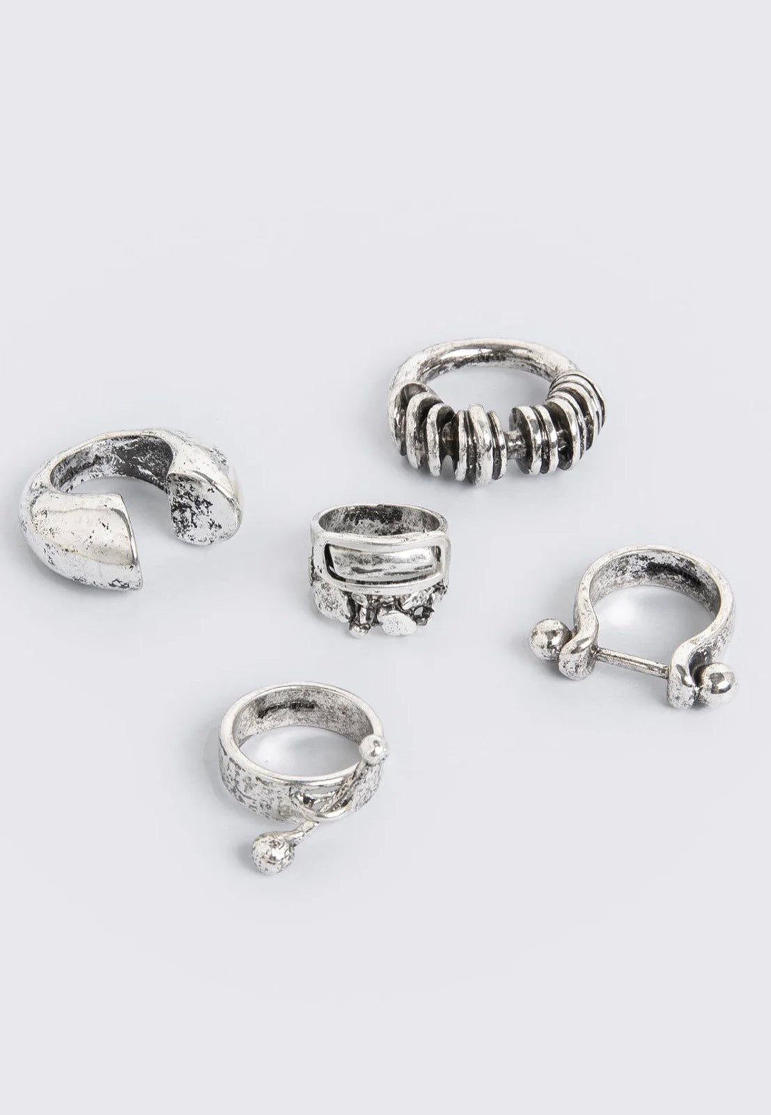 Minga London - Fierce Silver - Ring Set | Neutral-Image