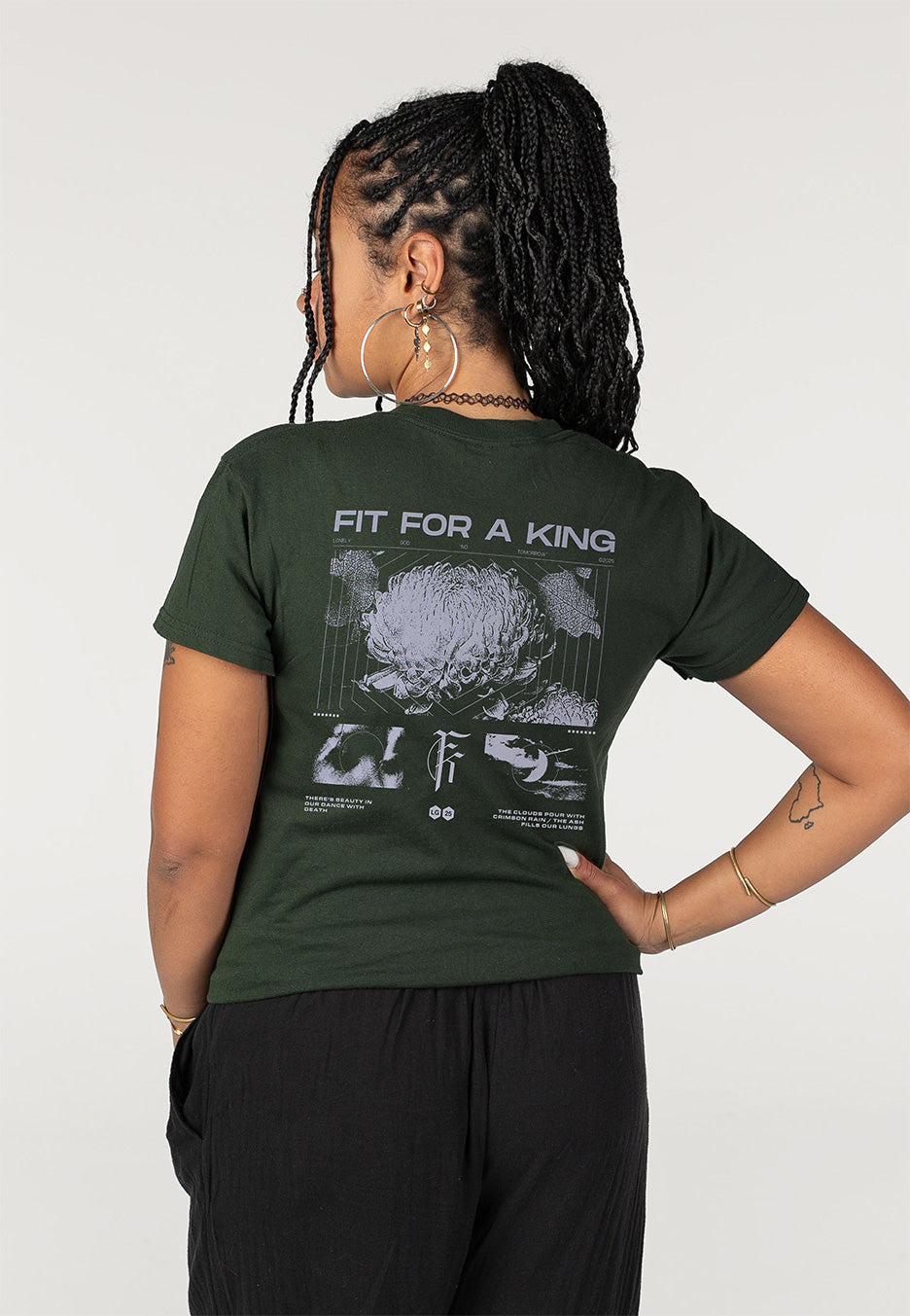 Fit For A King - No Tomorrow Forest Green - T-Shirt | Women-Image