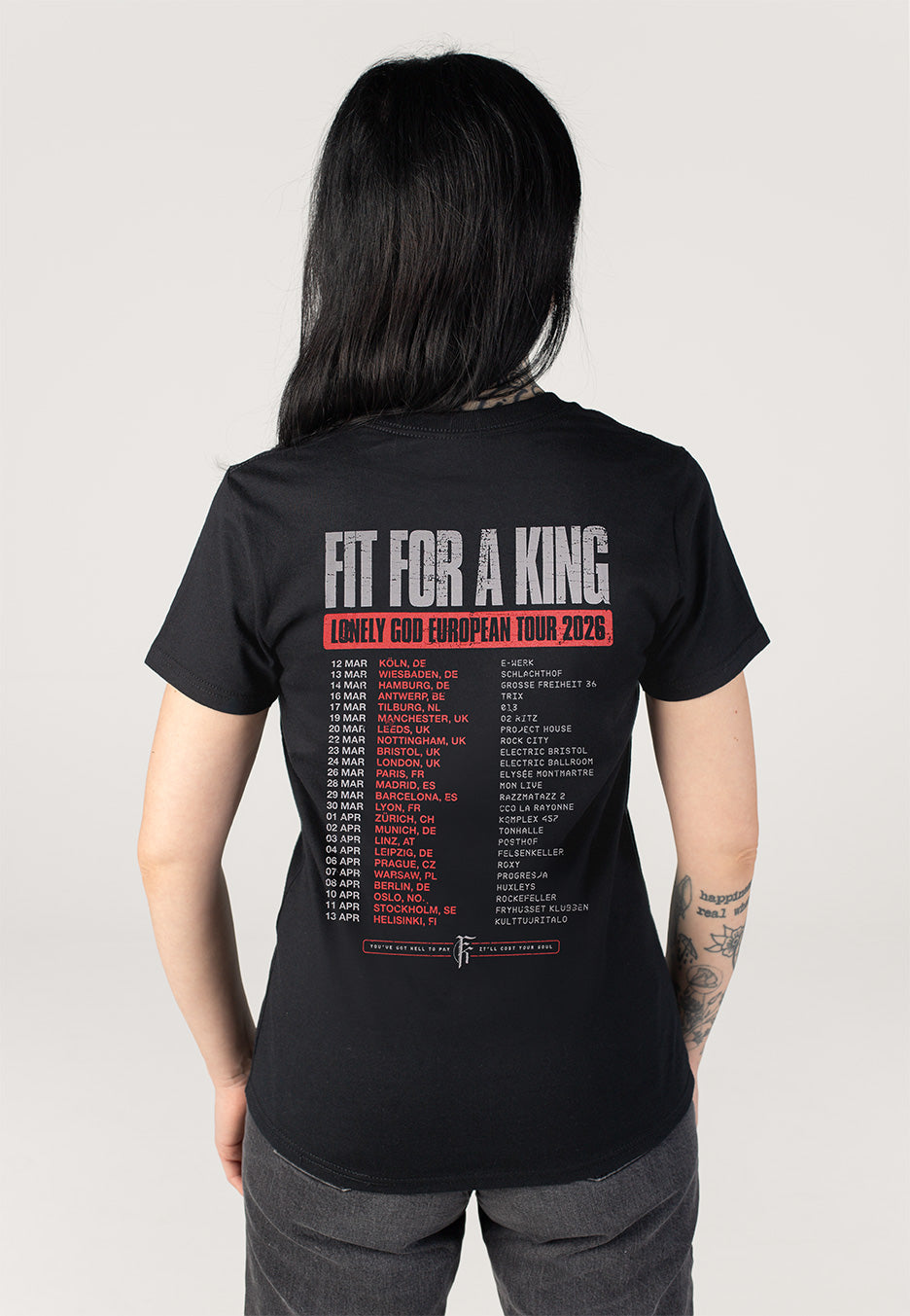 Fit For A King Tour 2026 - T-Shirt | Impericon