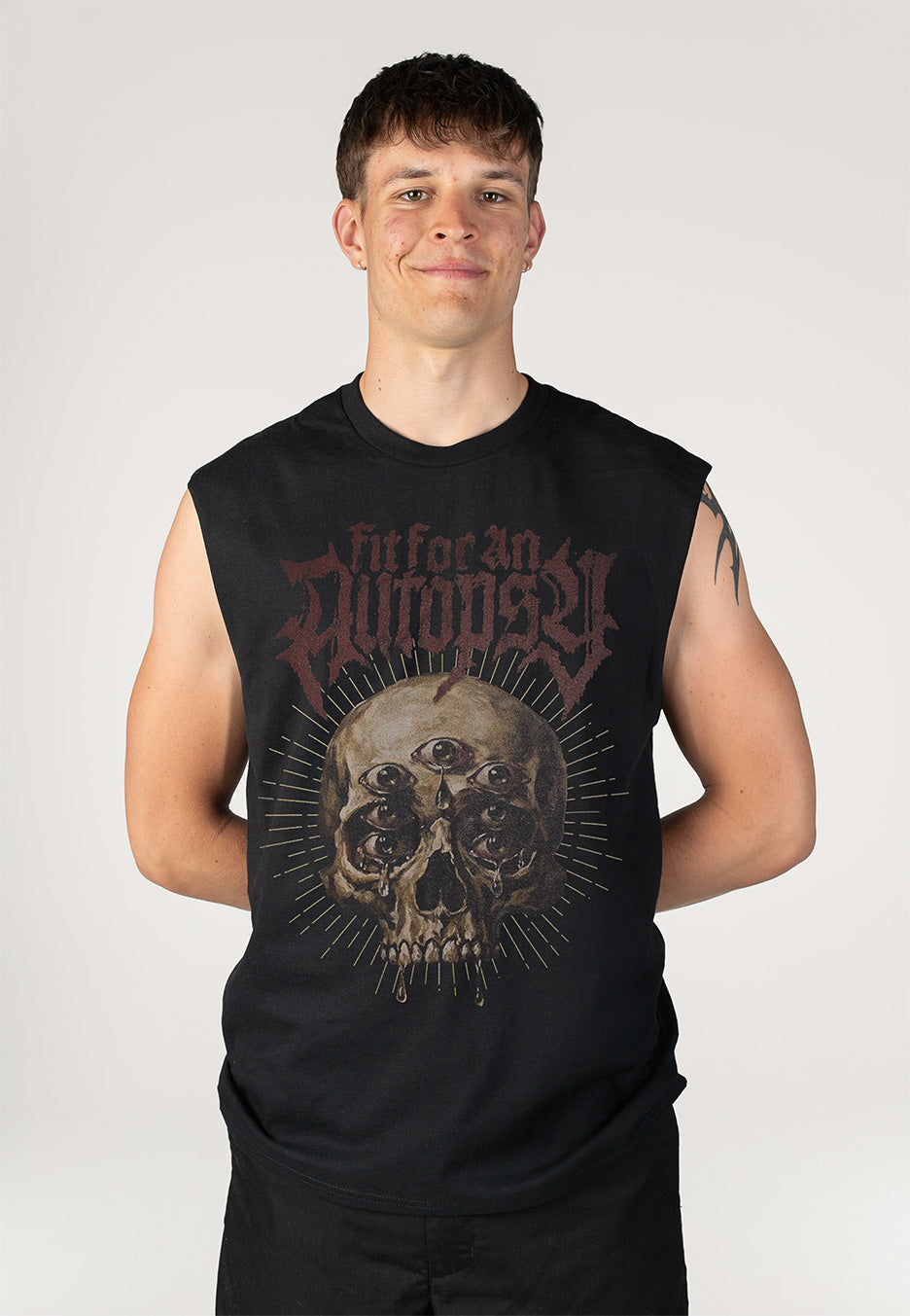 Fit For An Autopsy - 7 Eyes Skull - Sleevless | Men-Image