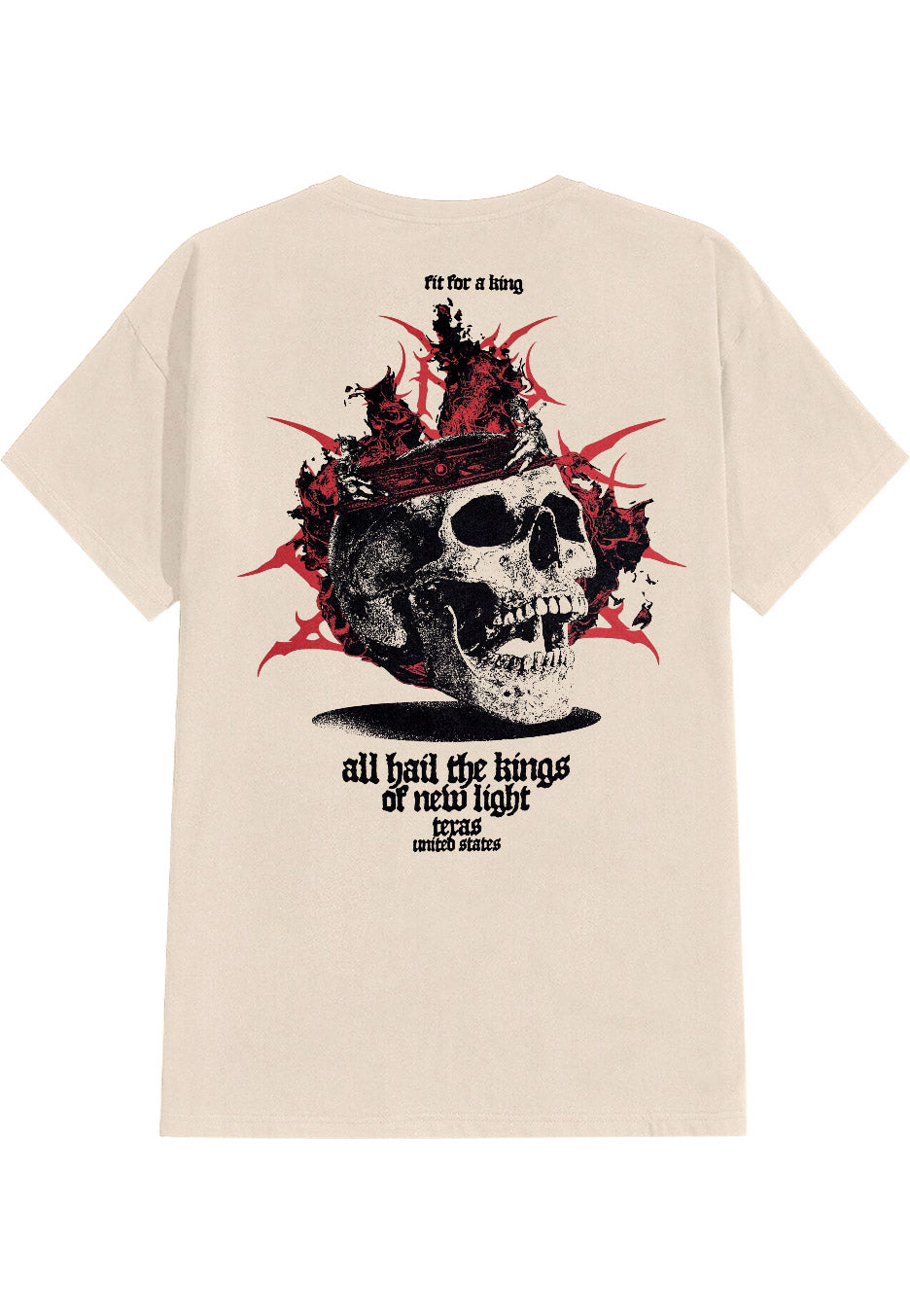 Fit For A King - Skull Of White - T-Shirts | Neutral-Image
