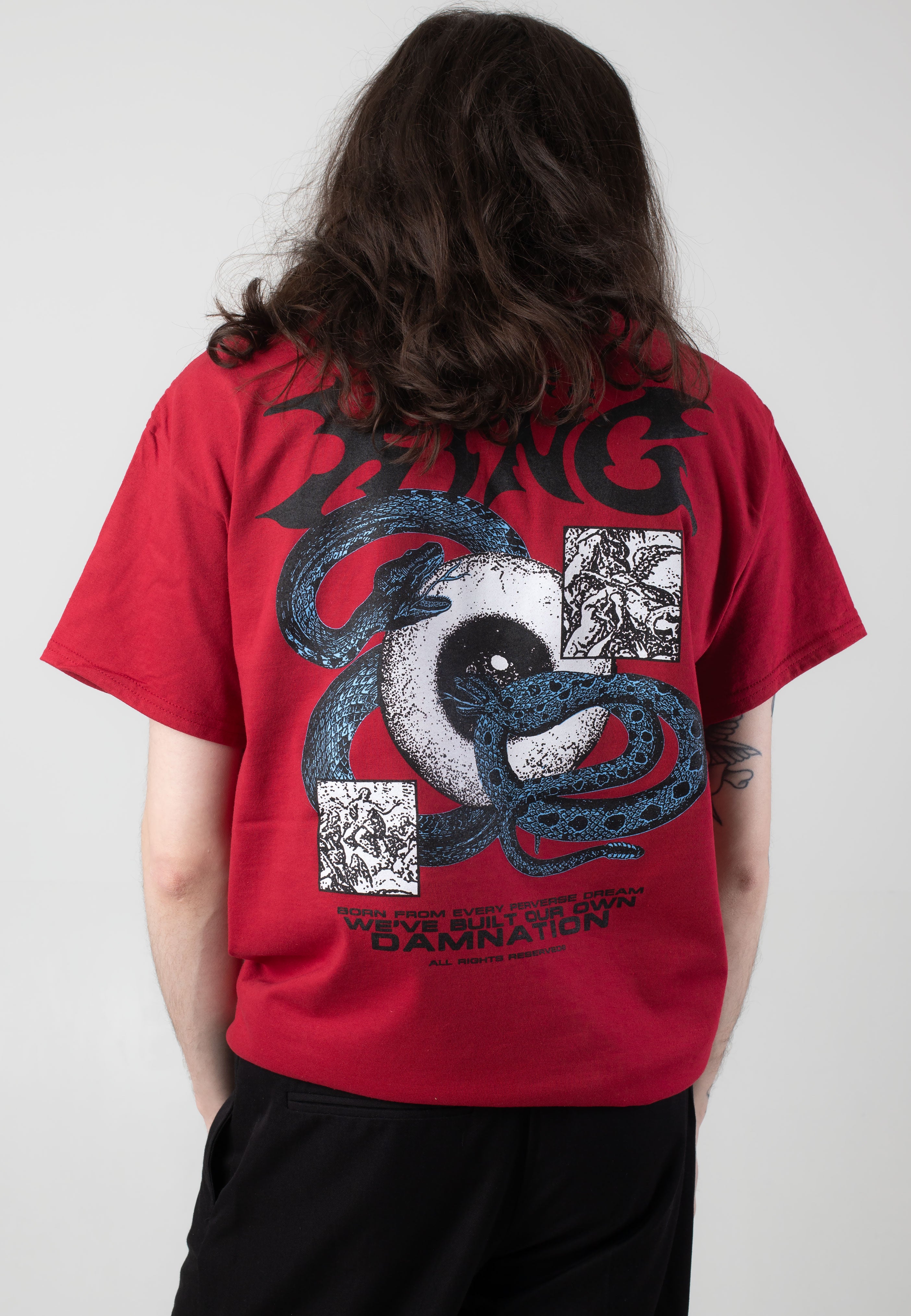 Fit For A King - Snake Eyeball Cardinal Red - T-Shirts | Men-Image
